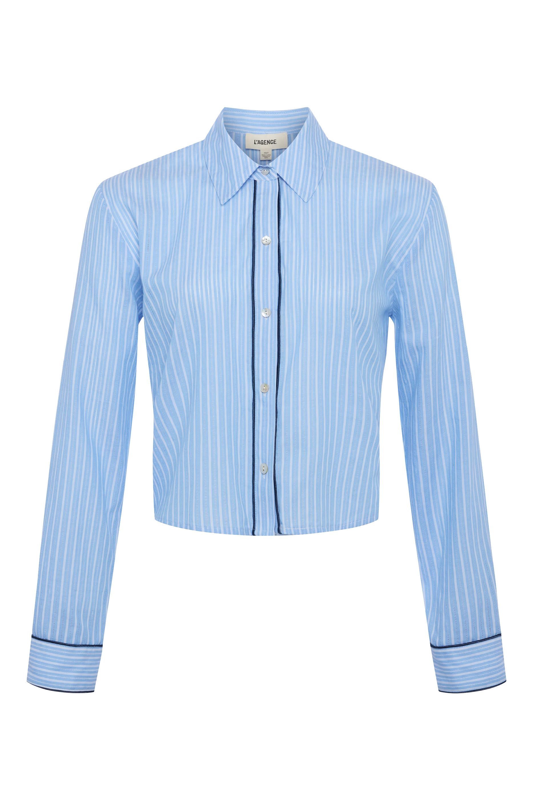 قميص كوسيت قصير بوبلين