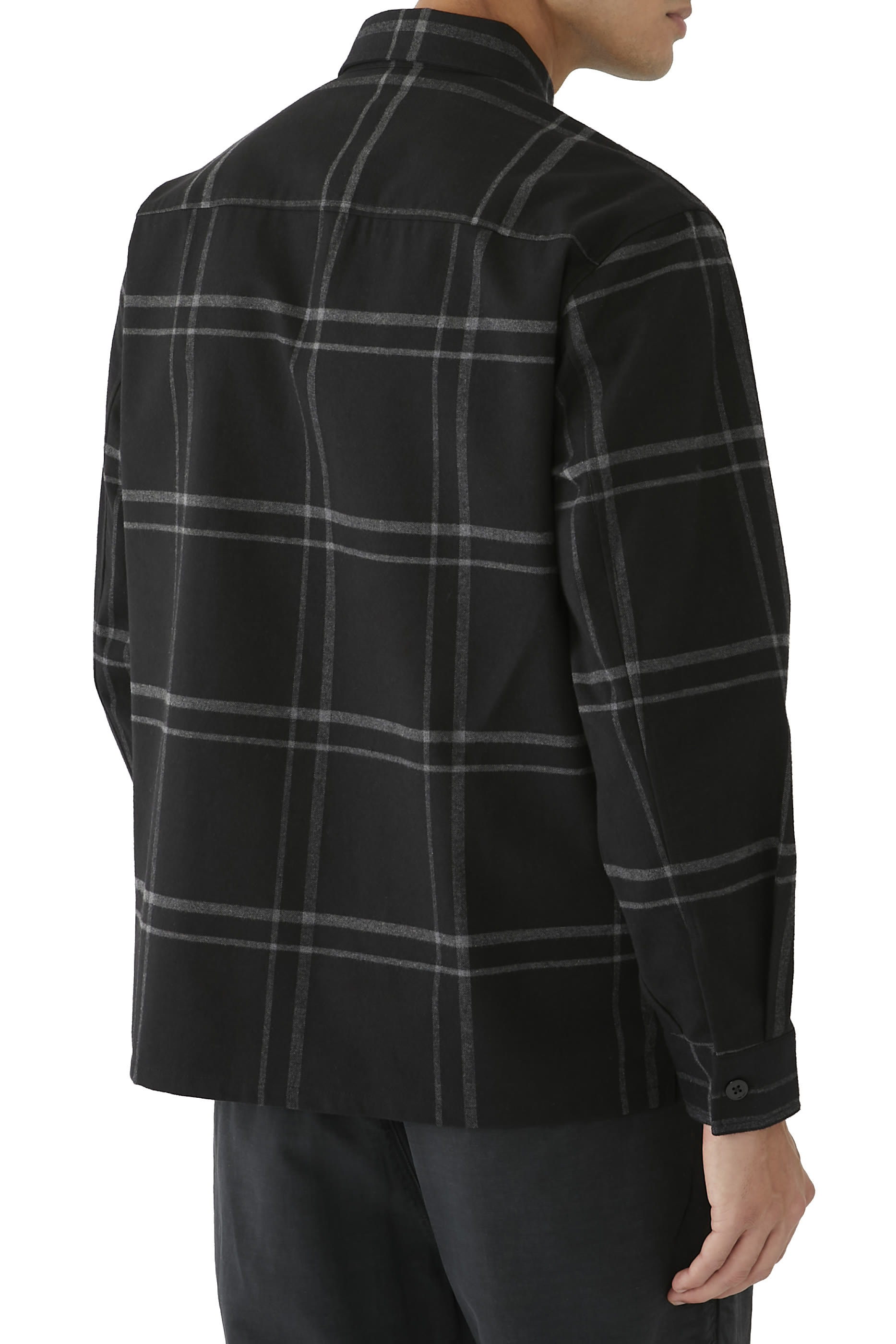 جاكيت كليفورد بنقشة مربعات مزيج قطن