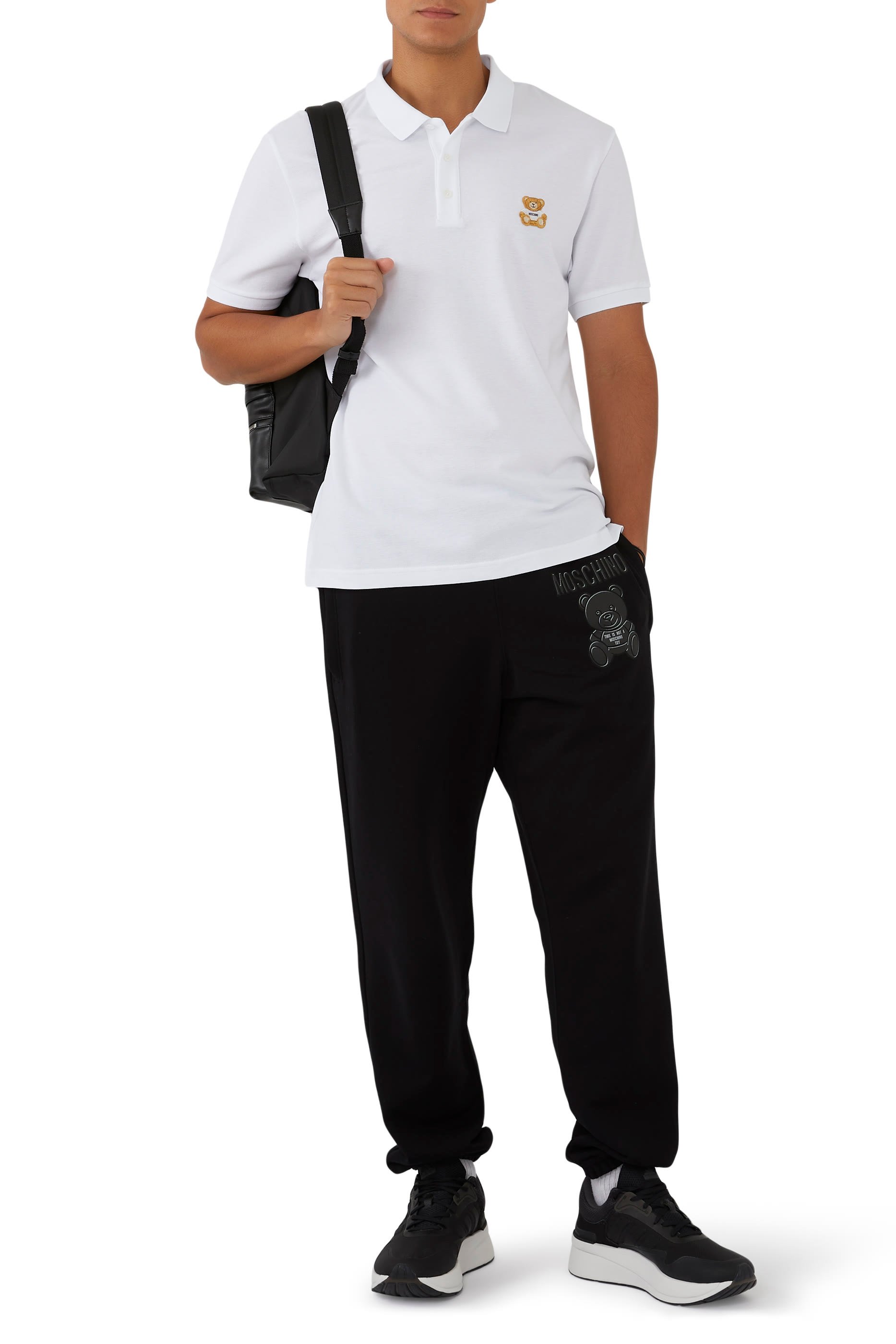 قميص بولو مطرز بالدب تيدي