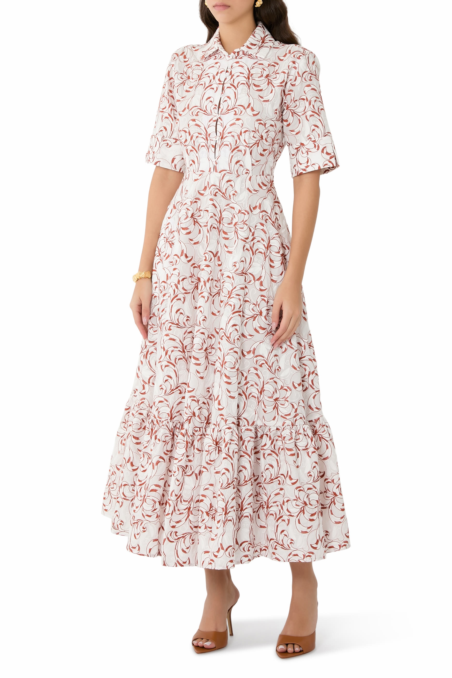 San Pietro Embroidered Dress 