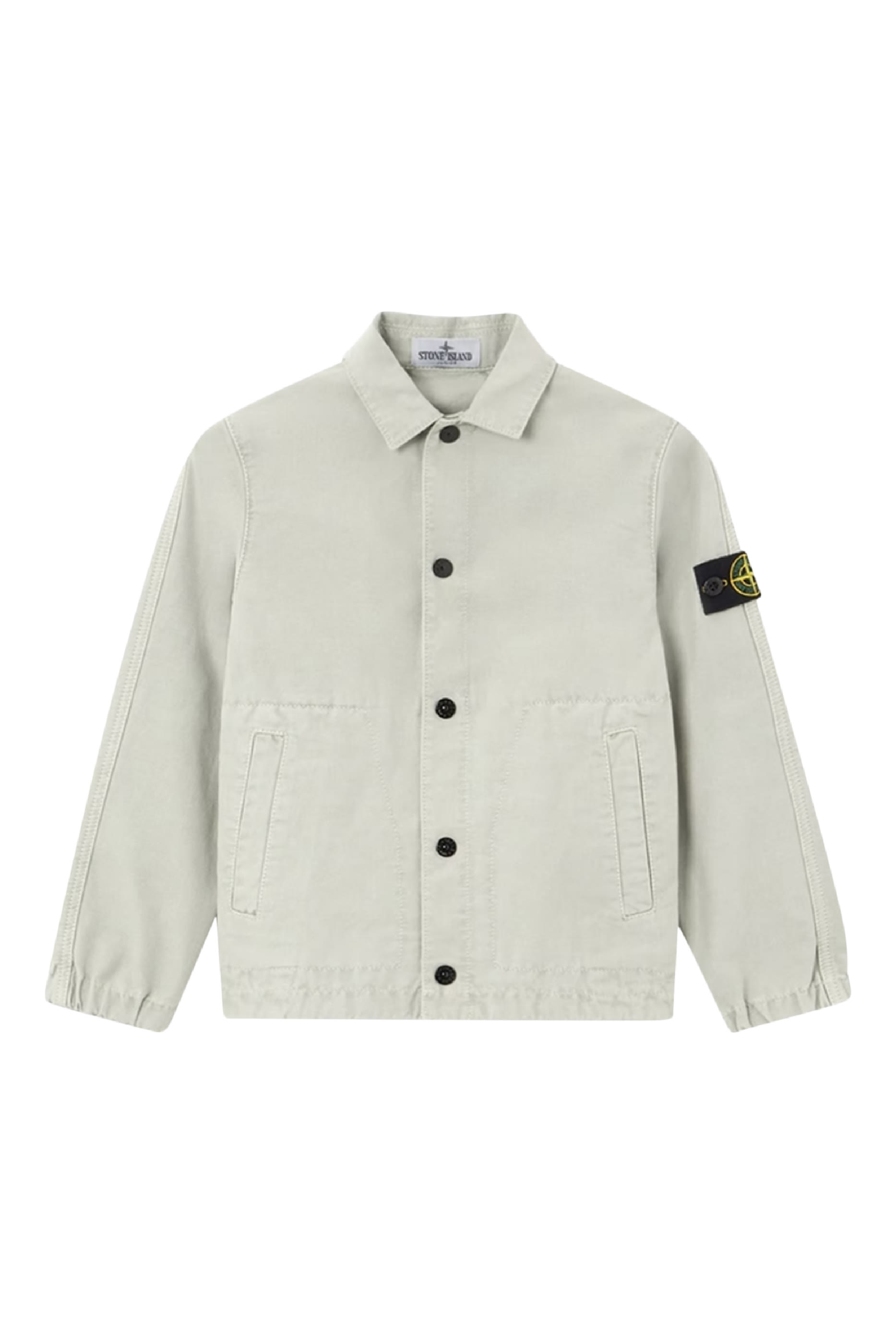 جاكيت كوتش باهت برقعة شعار الماركة للأطفال