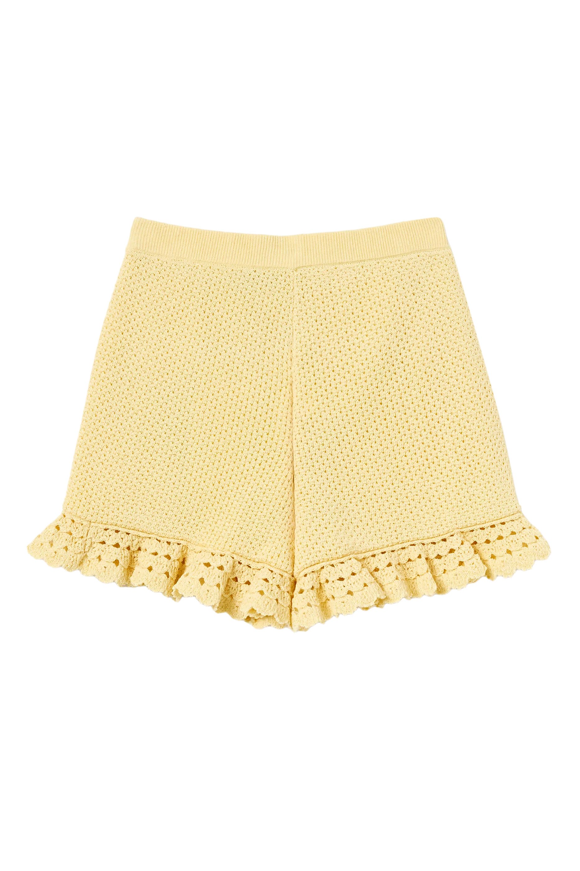 Kids Pointelle Knit Shorts