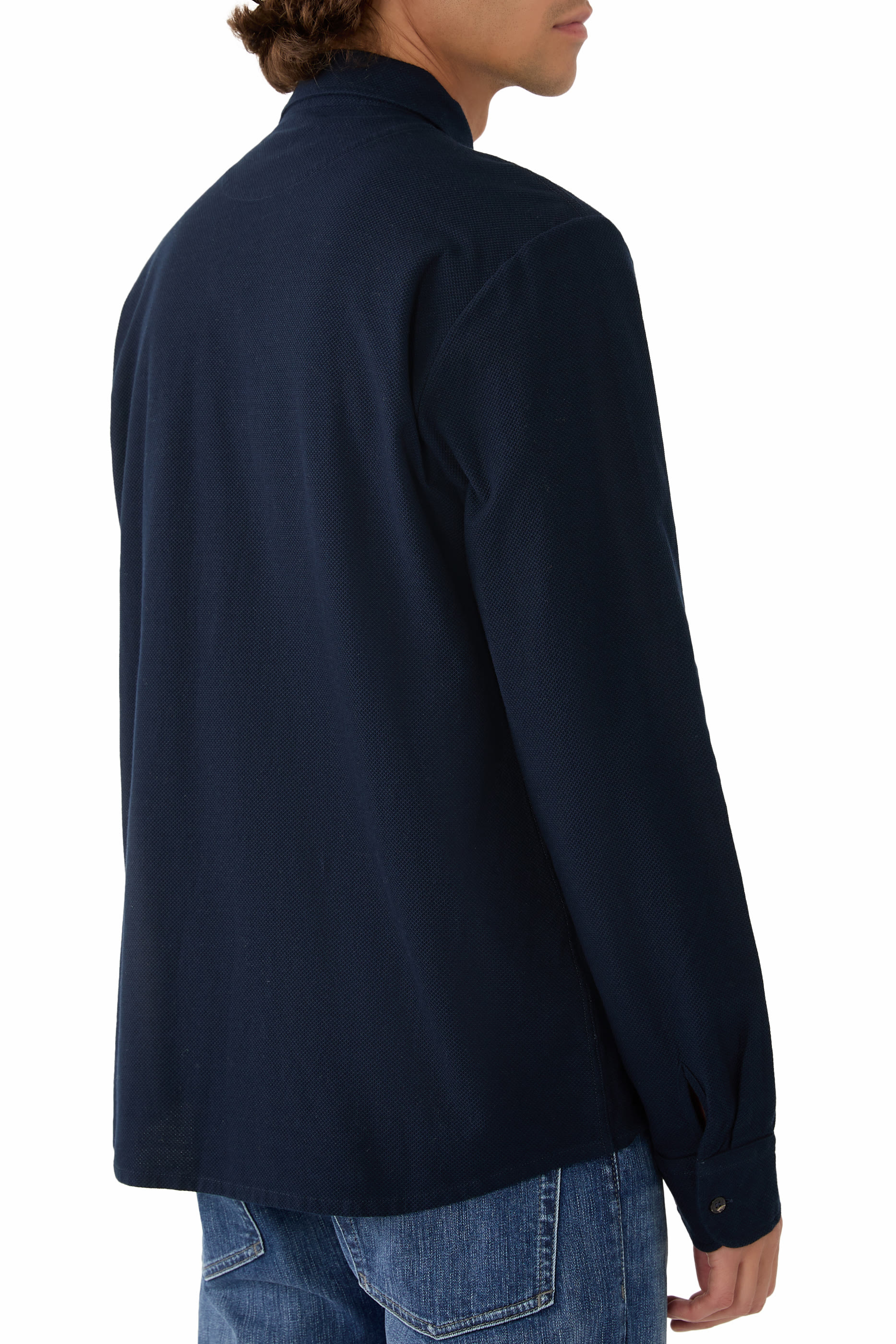 قميص بقصة ضيقة آيس كوتن عضوي