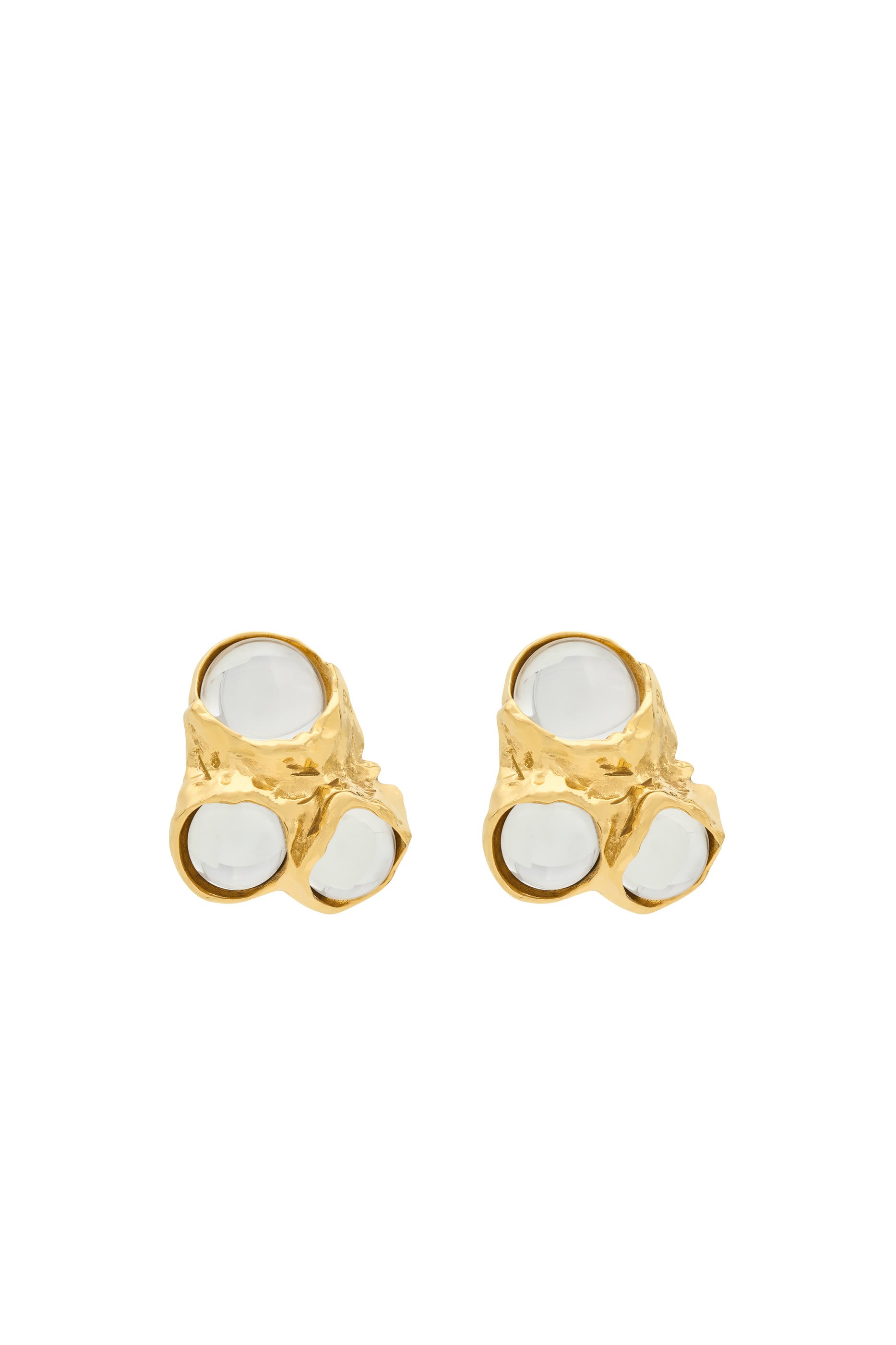 أقراط بمشبك وتفاصيل راتنج