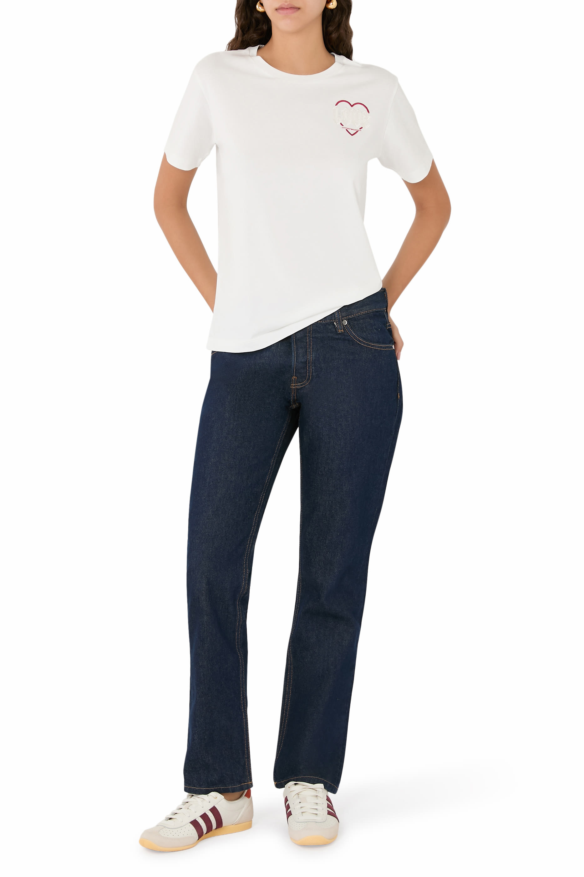 تيشيرت بأكمام قصيرة جيرسيه