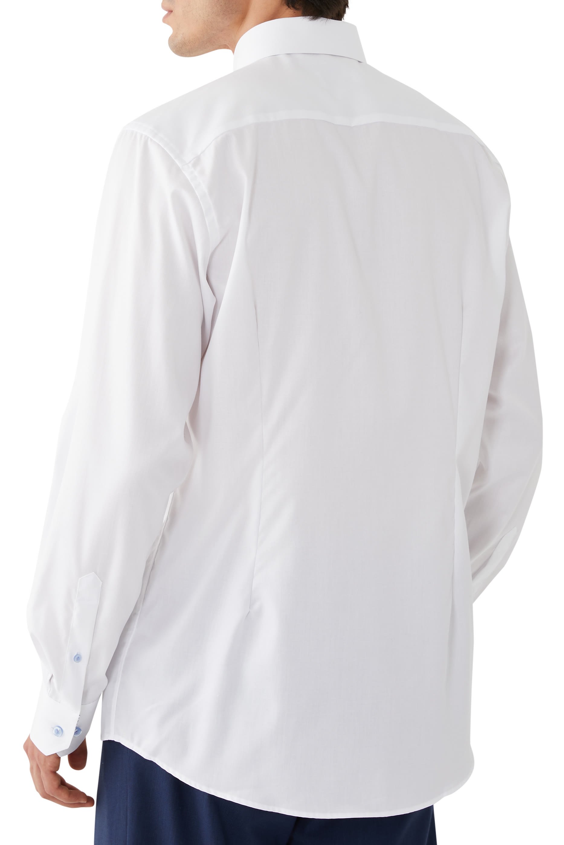 قميص بنقشة هندسية تويل مميز للماركة