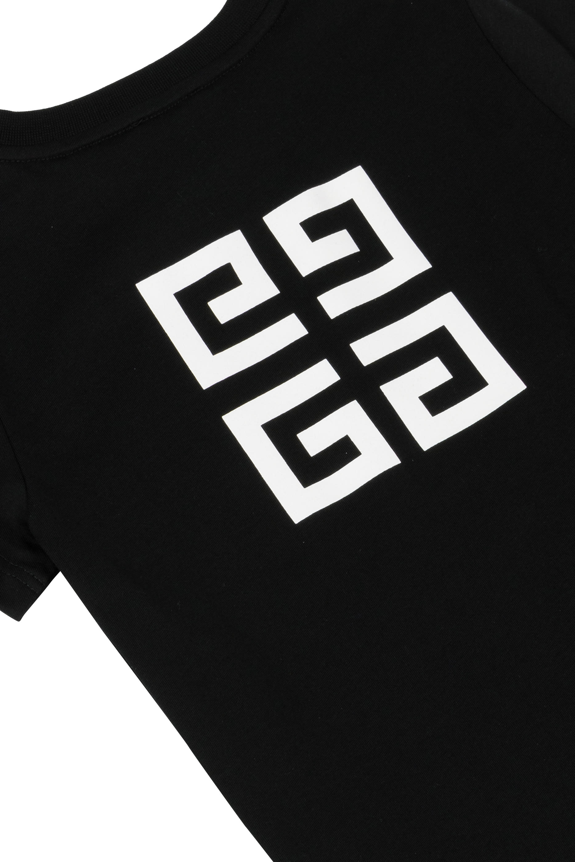 تيشيرت بنقشة شعار الماركة للأطفال