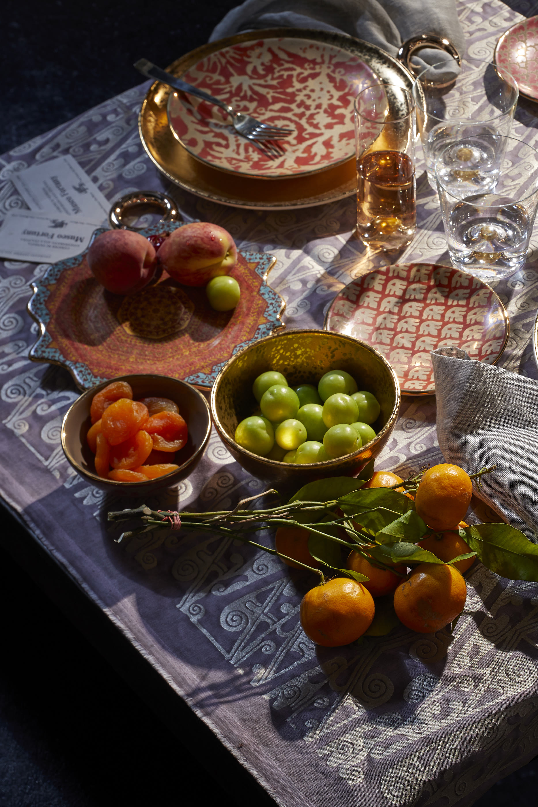 طقم أطباق فورتوني متنوعة للحلويات، 4 قطع