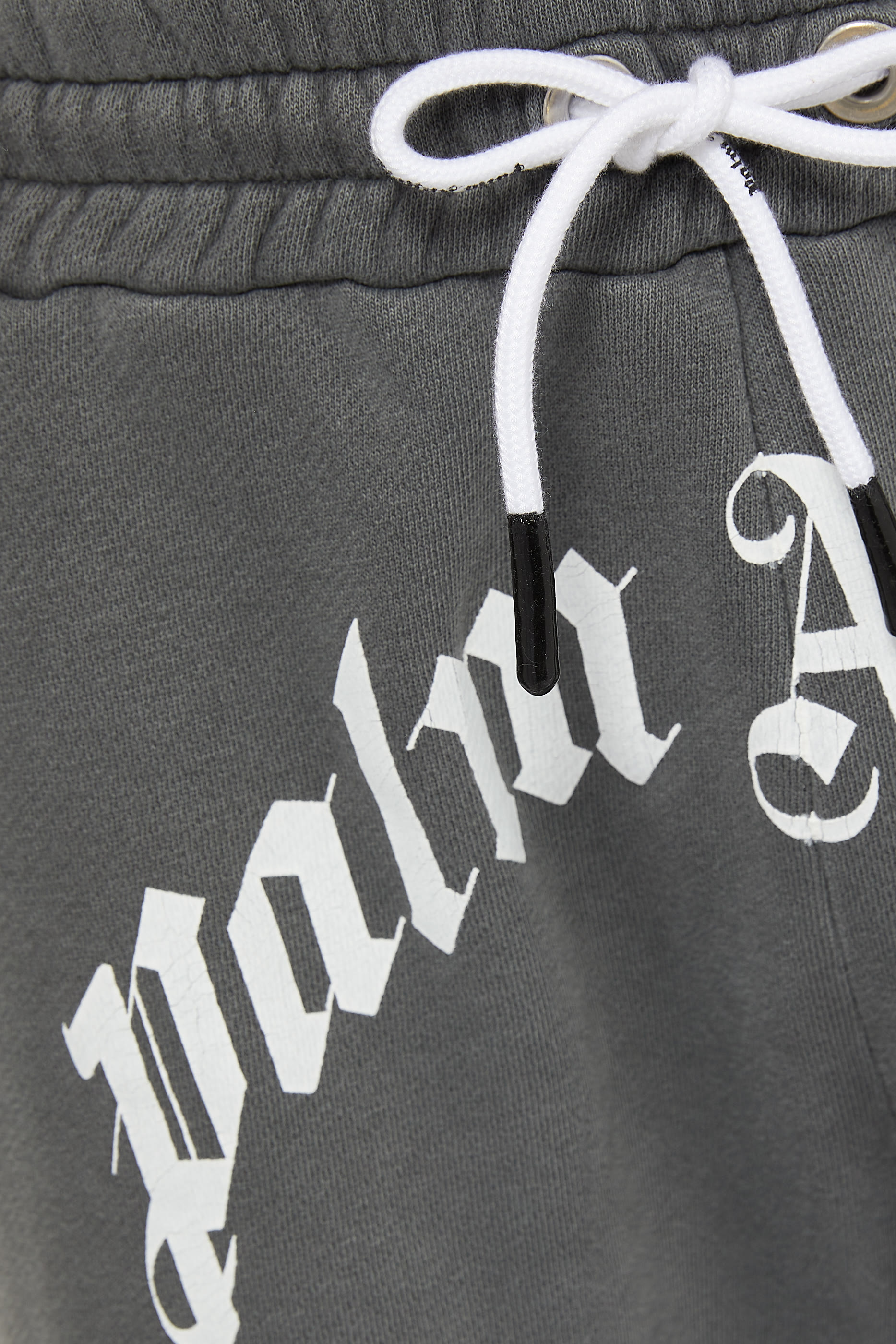 بنطال رياضي قطن بشعار منحني