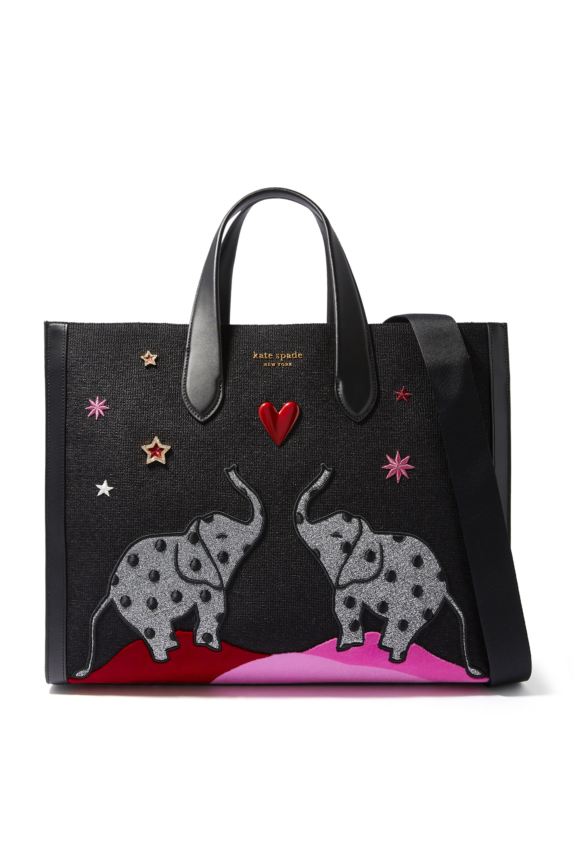 حقيبة يد كبيرة مانهاتن إيلي بتطريزات