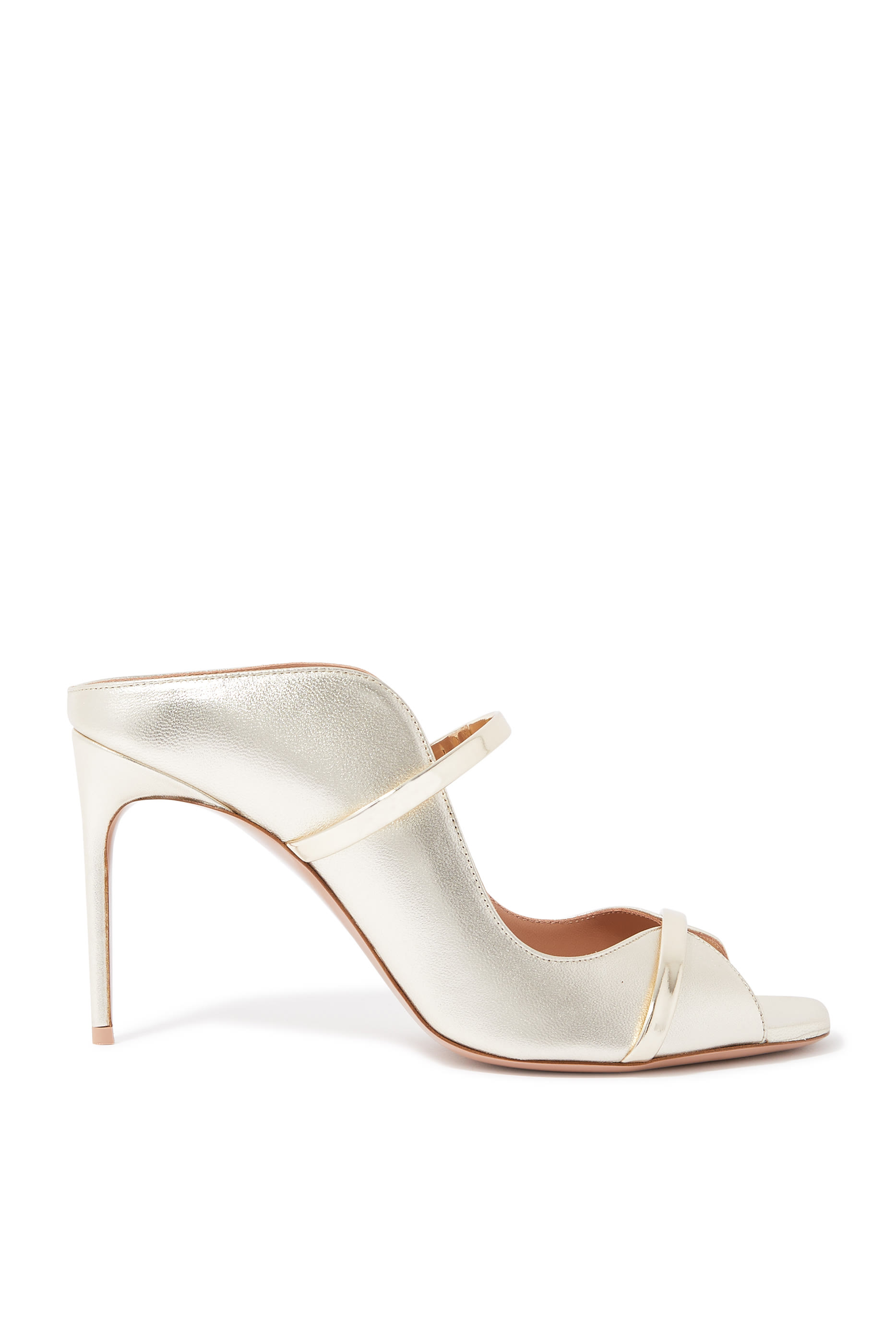 حذاء مفتوح نواه 90 جلد لامع