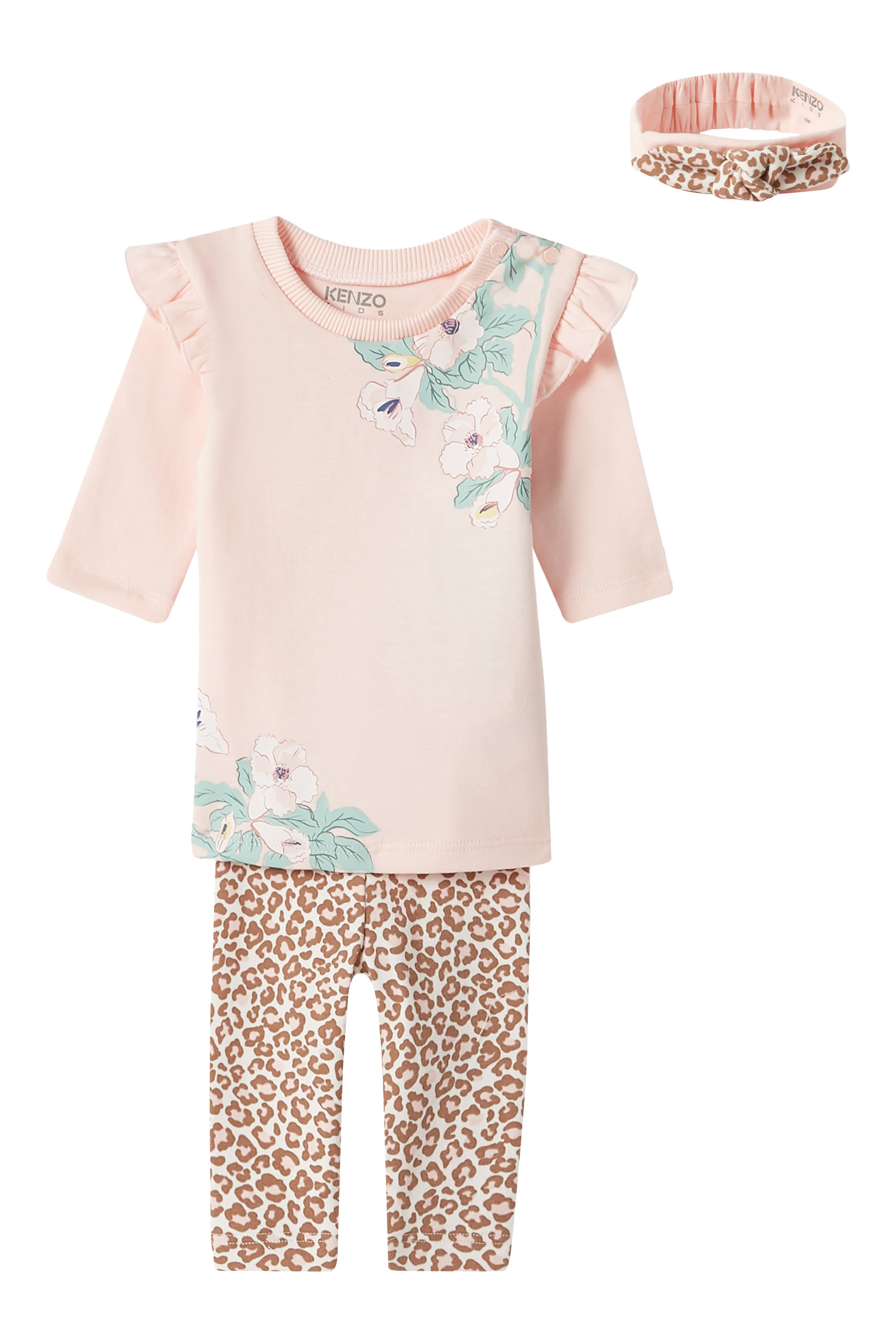 طقم هدية بطبعات للرضع