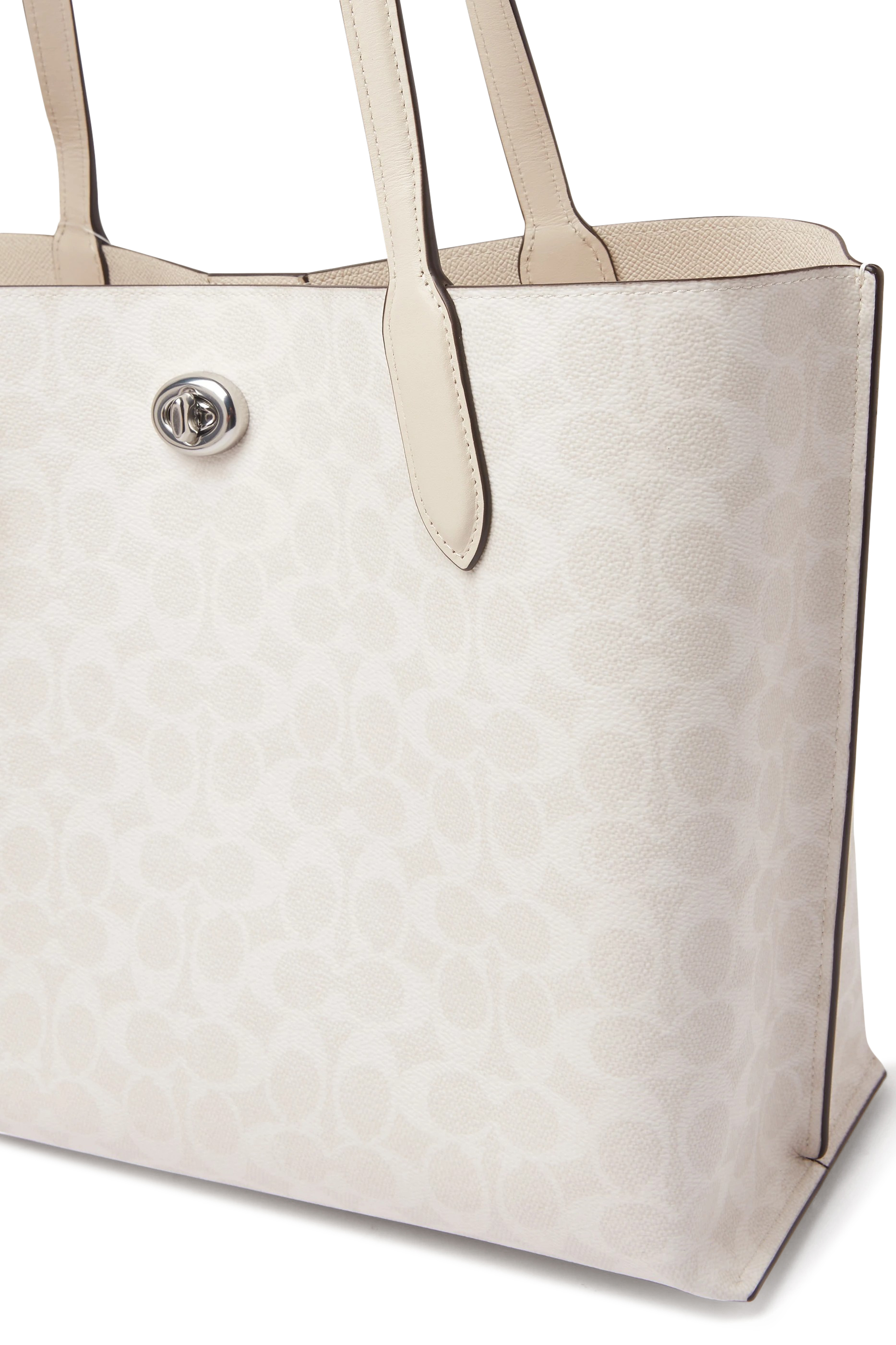 حقيبة يد ويلو قنب بنقشة شعار الماركة