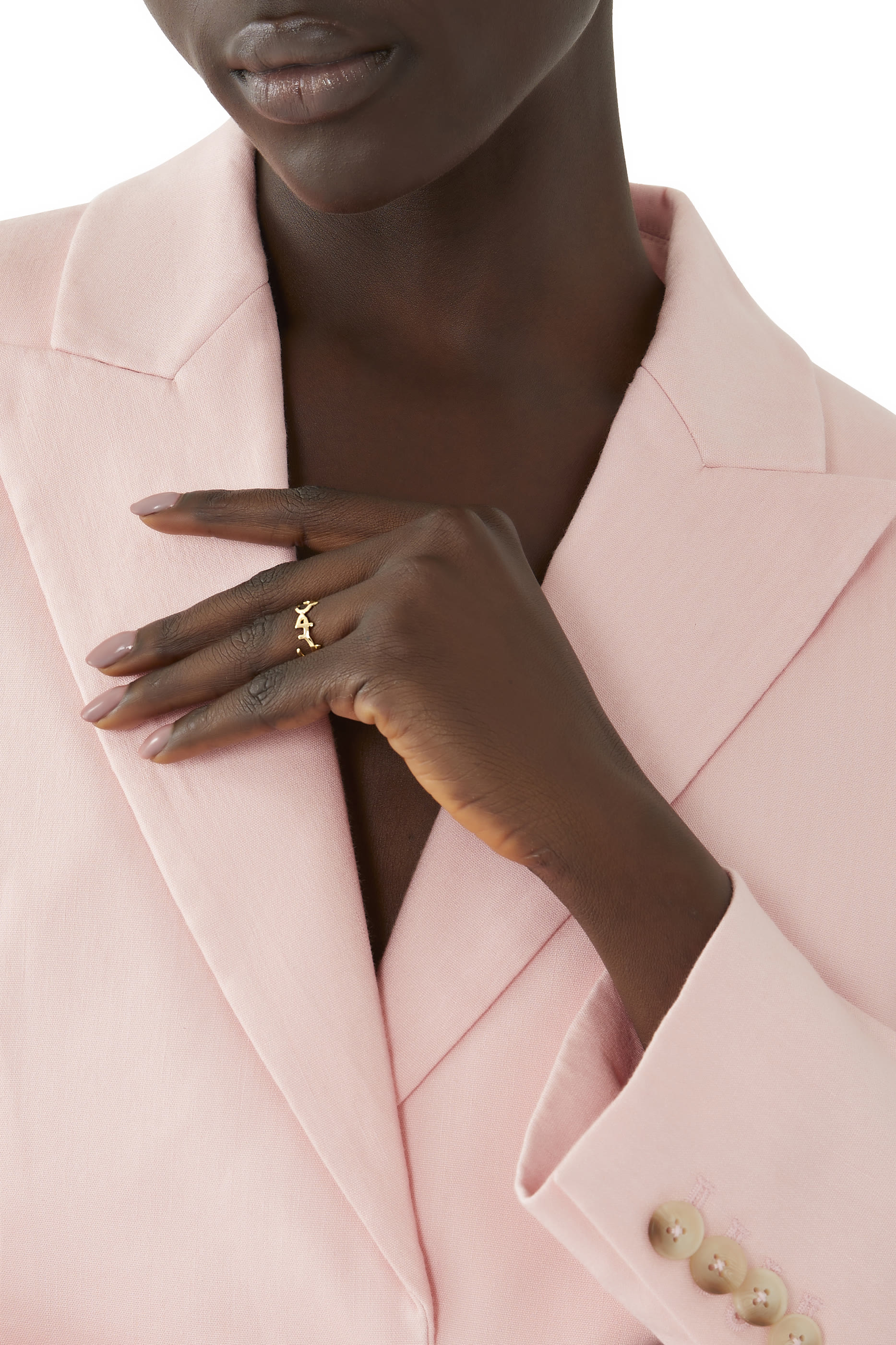 خاتم مايا حب ذهب أصفر عيار 18