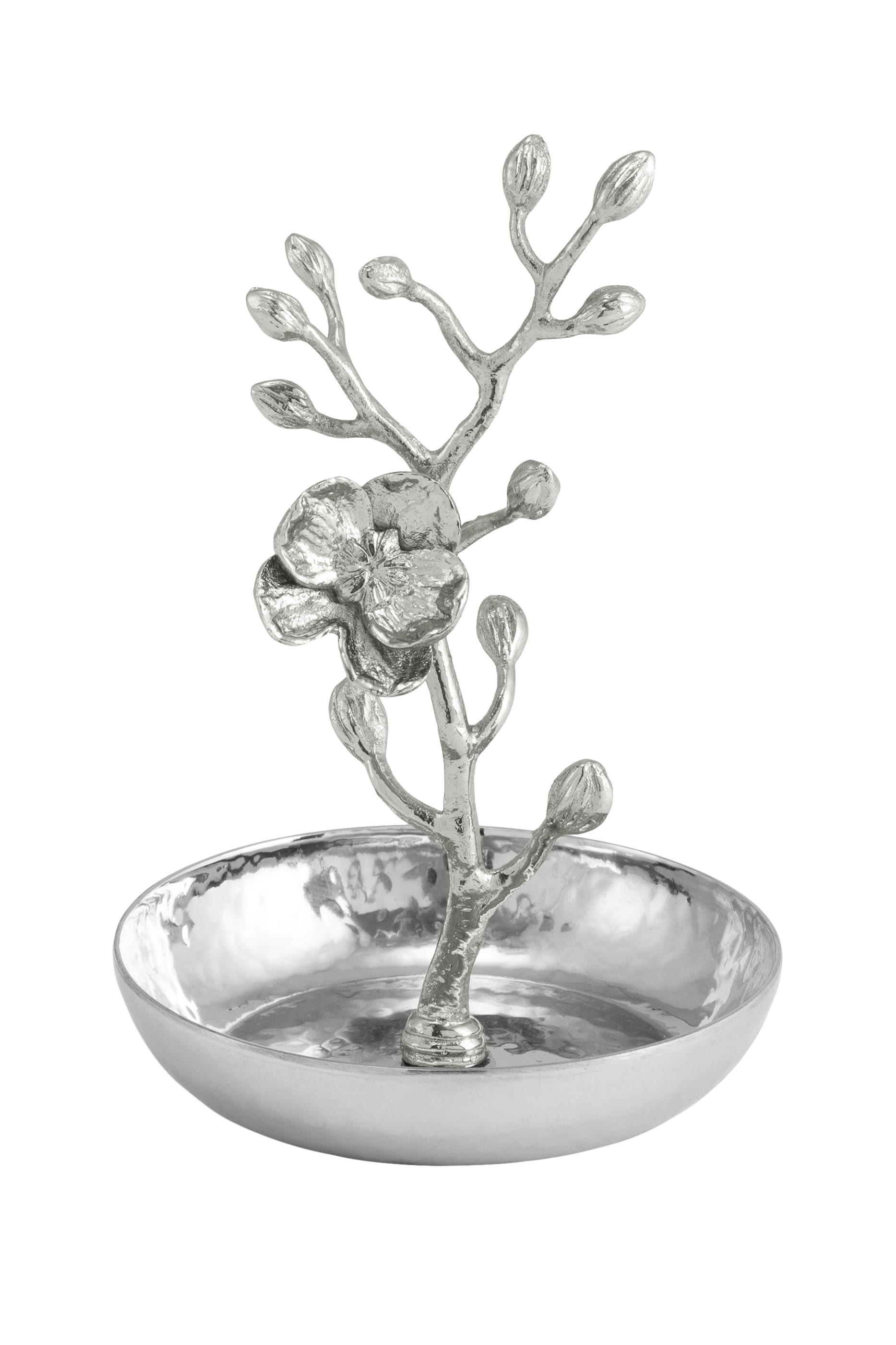 حمالة خواتم مينة بأوركيد أبيض