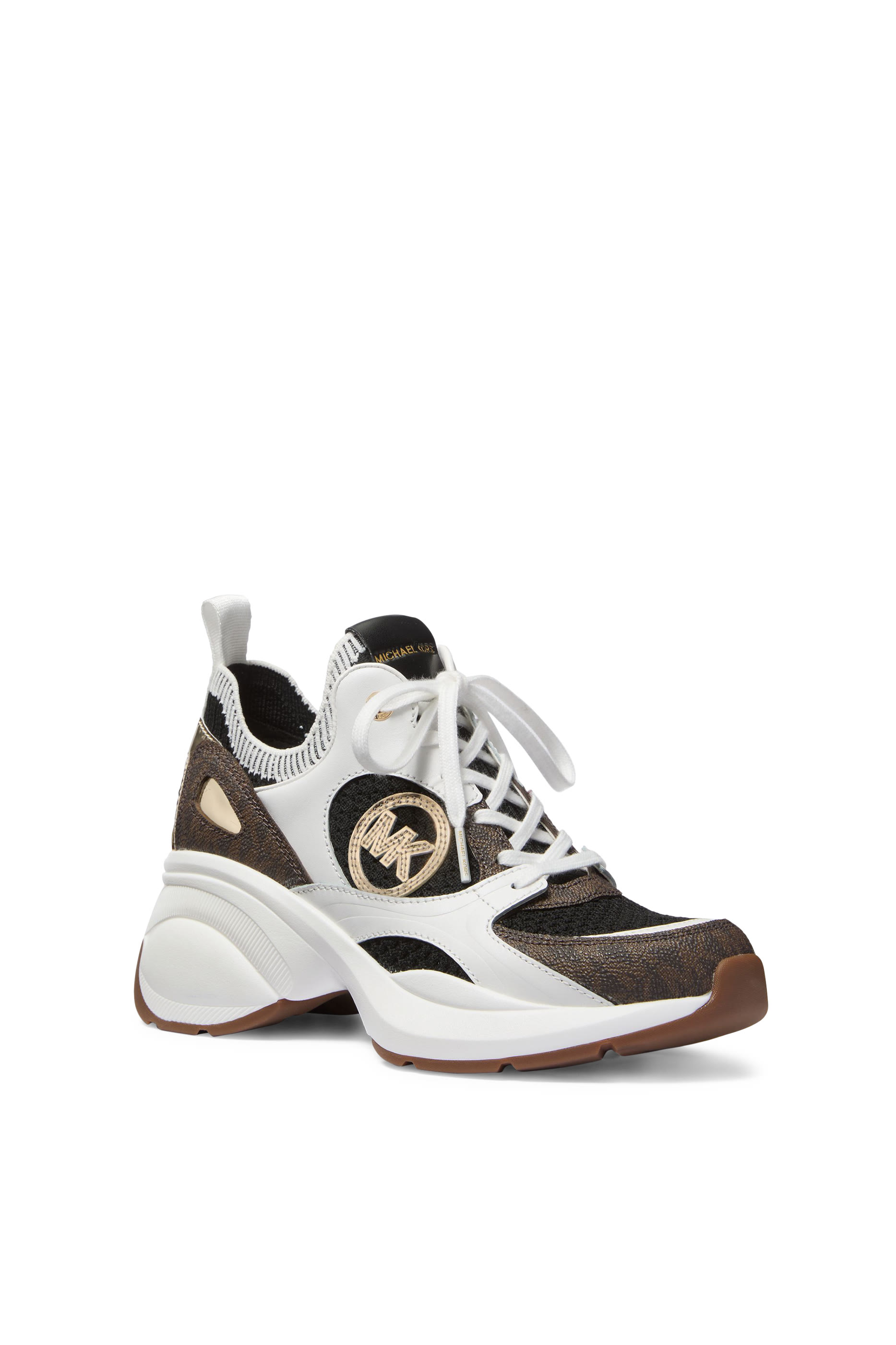 سنيكرز زوما بتصميم مقسم بألوان نسيج وجلد