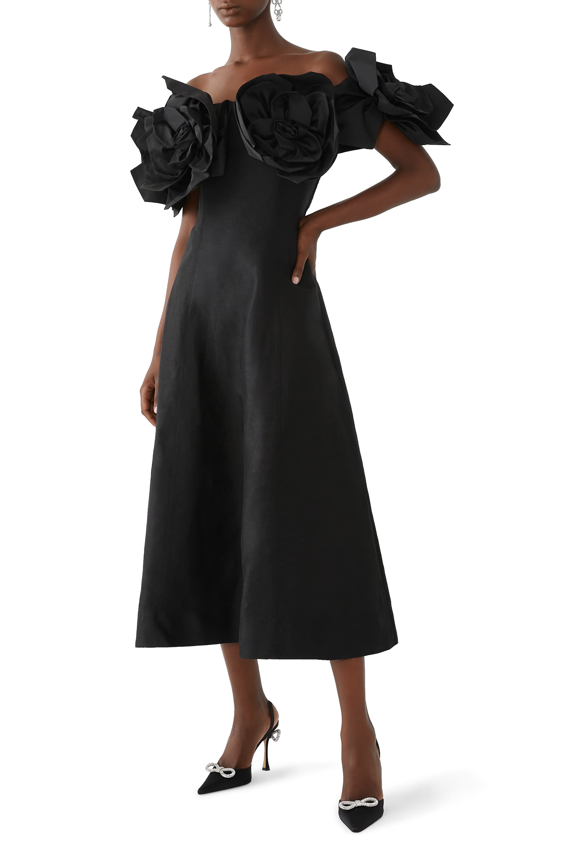 فستان إيتا متوسط الطول