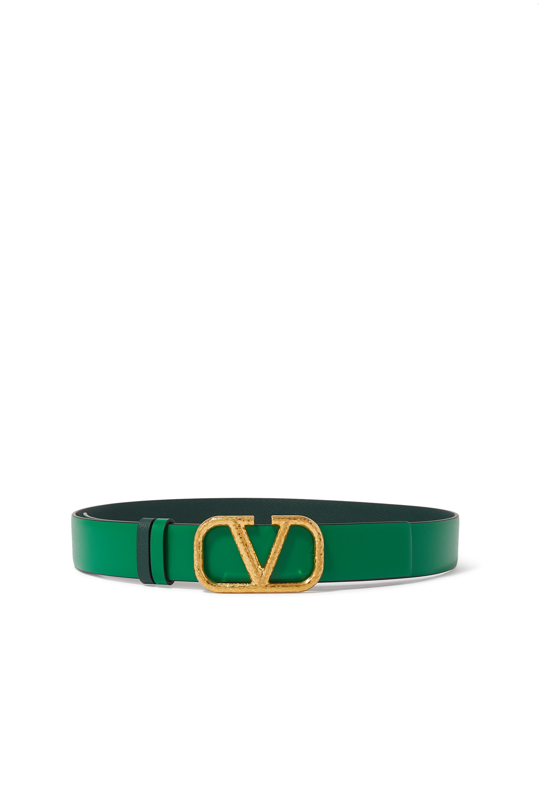 حزام فالنتينو غارافاني بإبزيم شعار الماركة