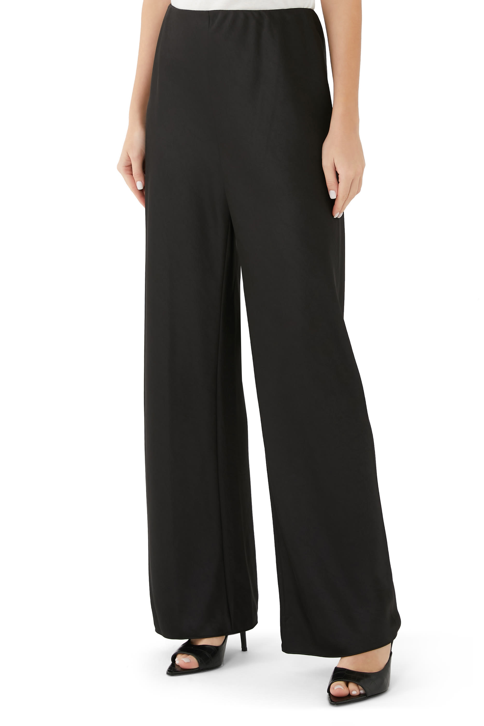 Fluid Satin Bias Pants