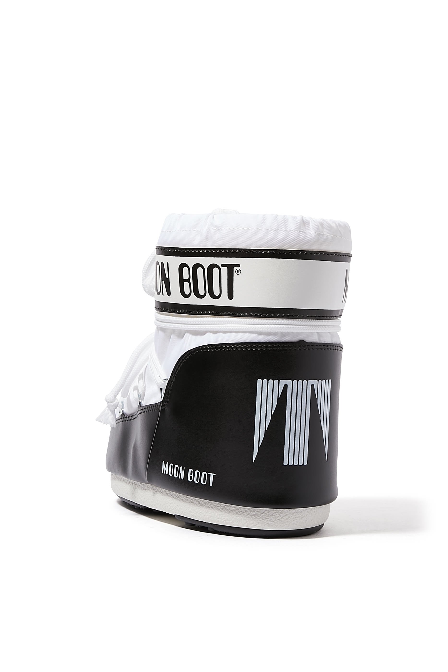 حذاء بوت بطول الكاحل بشعار الماركة نايلون