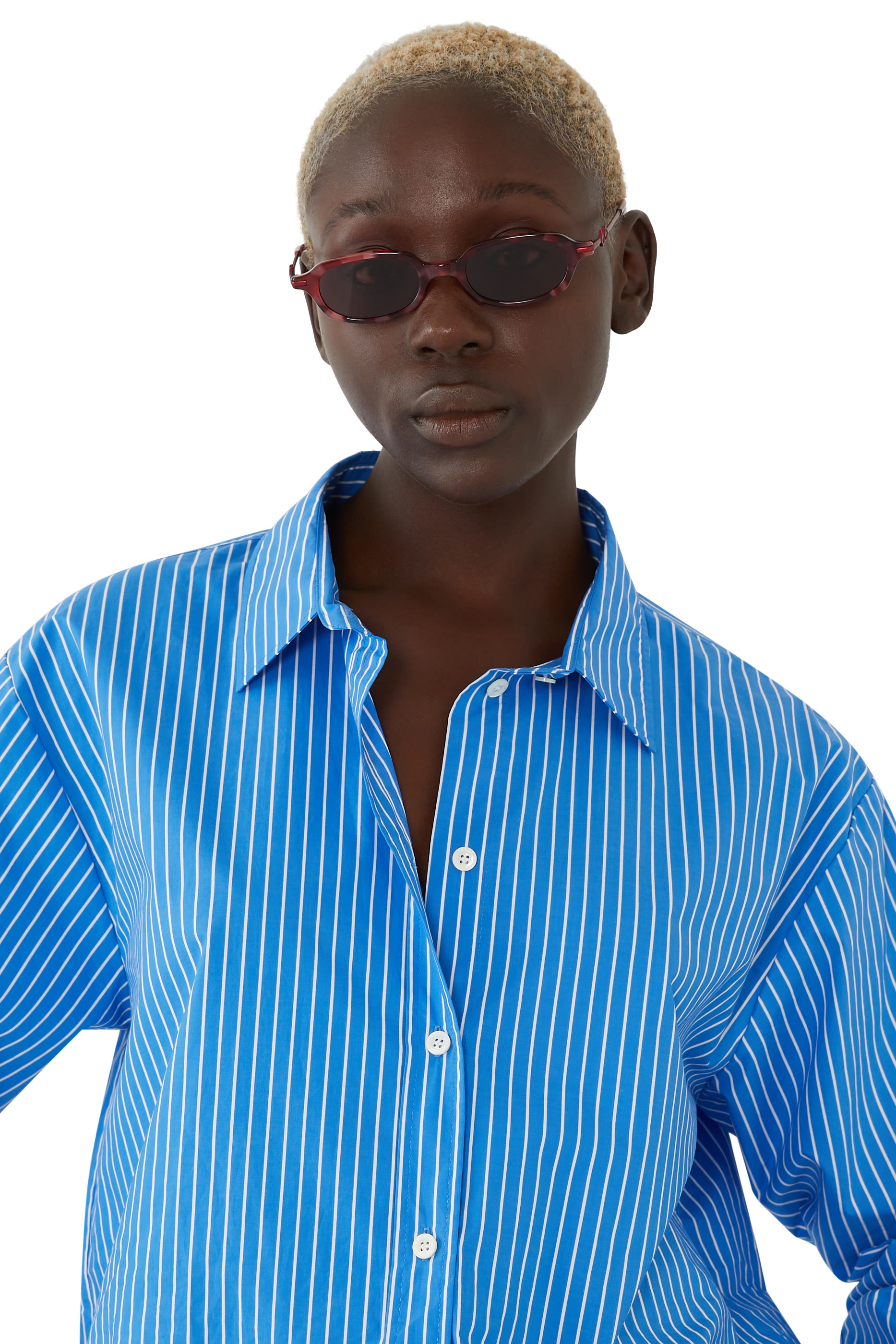 نظارة شمسية كارولين بإطار مستدير مربع