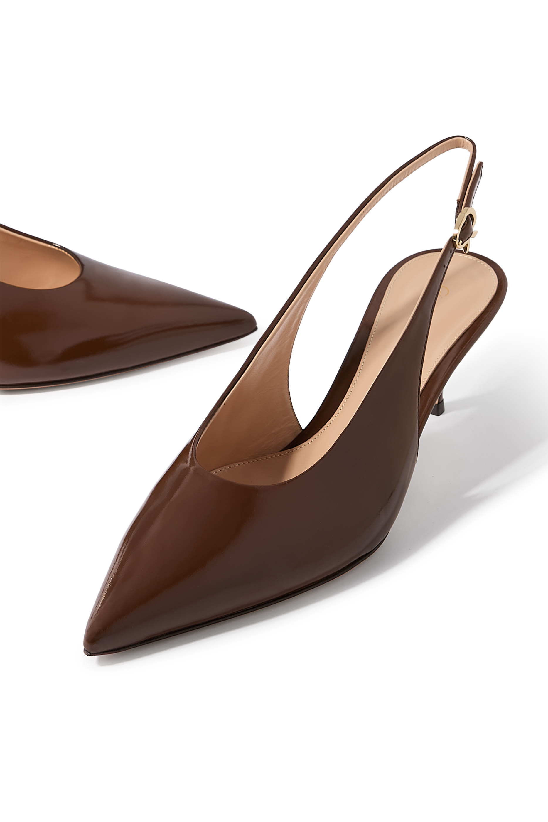 حذاء روبي كلاسيكي 55 بسير خلفي جلد لامع