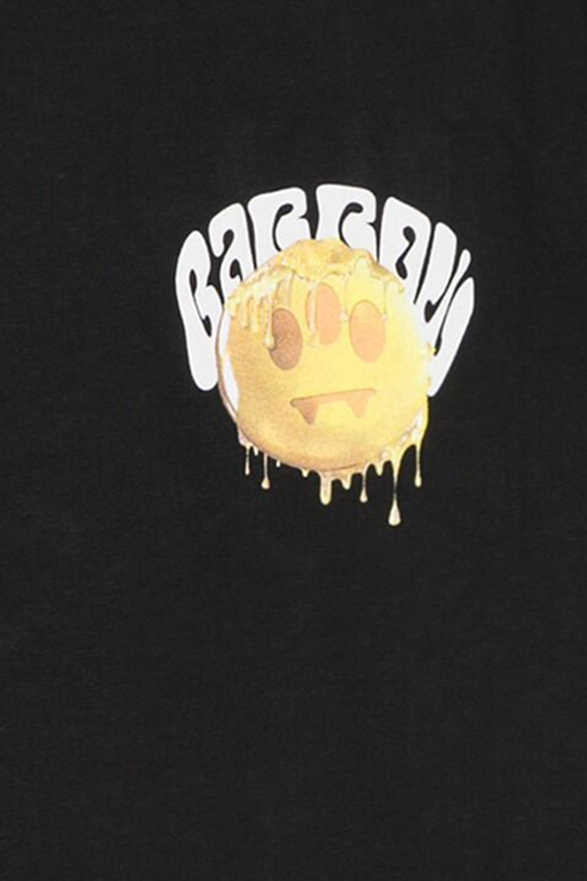 تيشيرت بطبعة وجه ضاحك بثلاث عيون قطن للأطفال