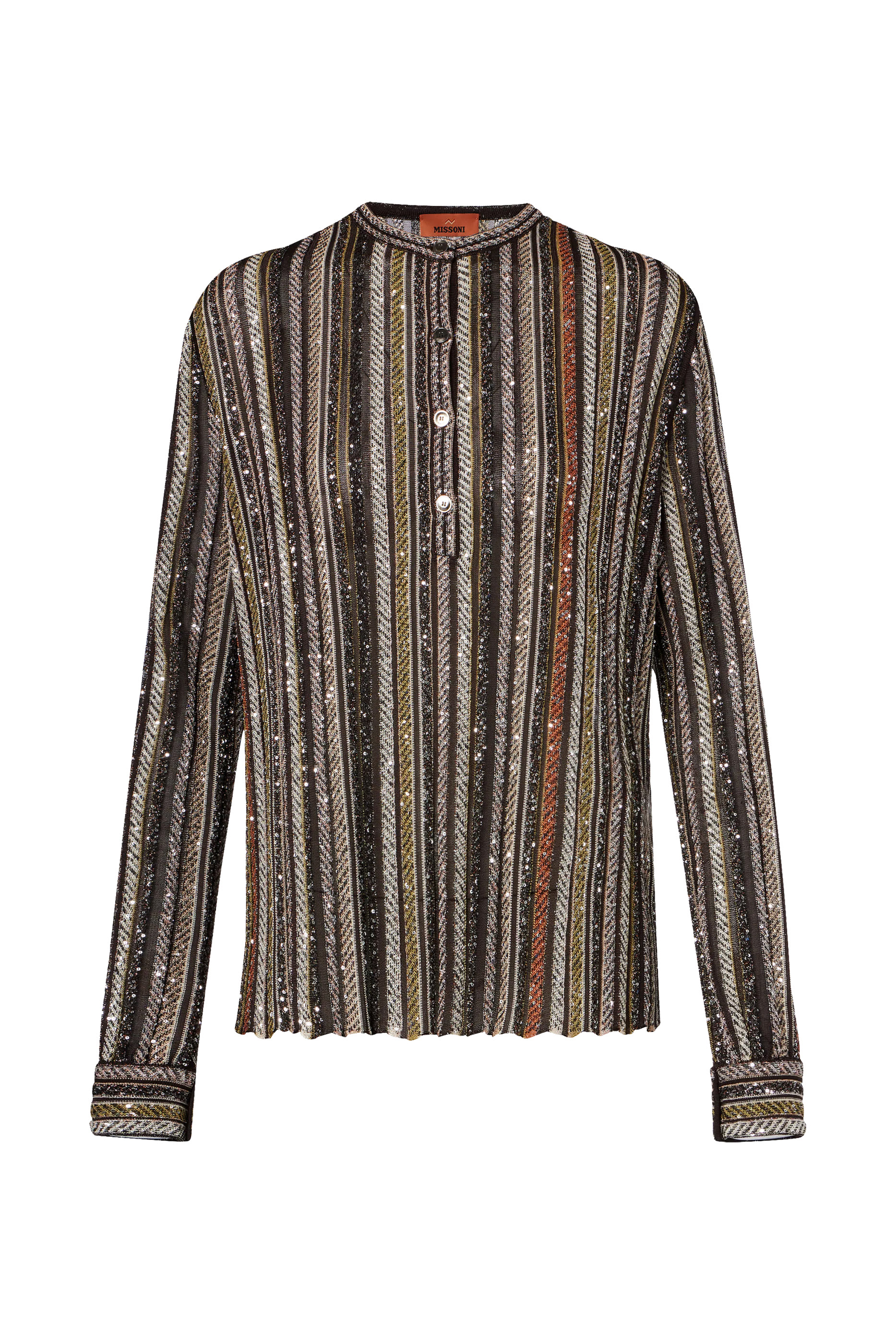 بلوزة هينلي بياقة صينية