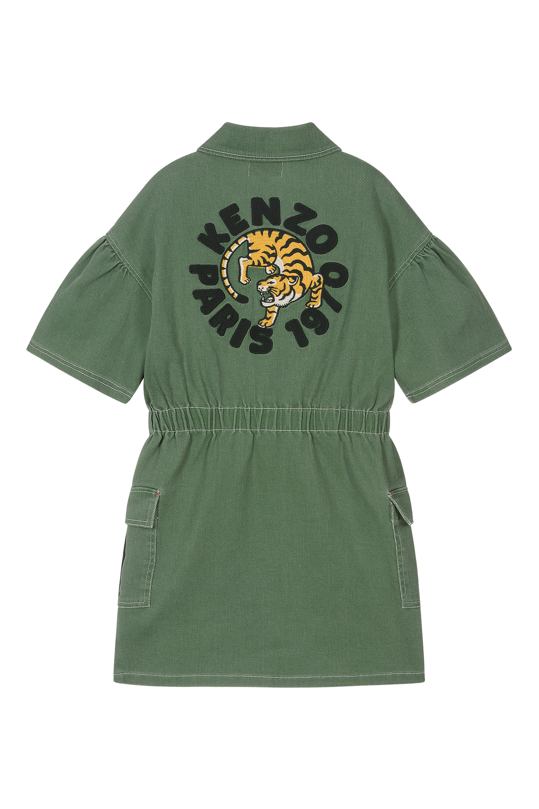 فستان بأكمام قصيرة للأطفال