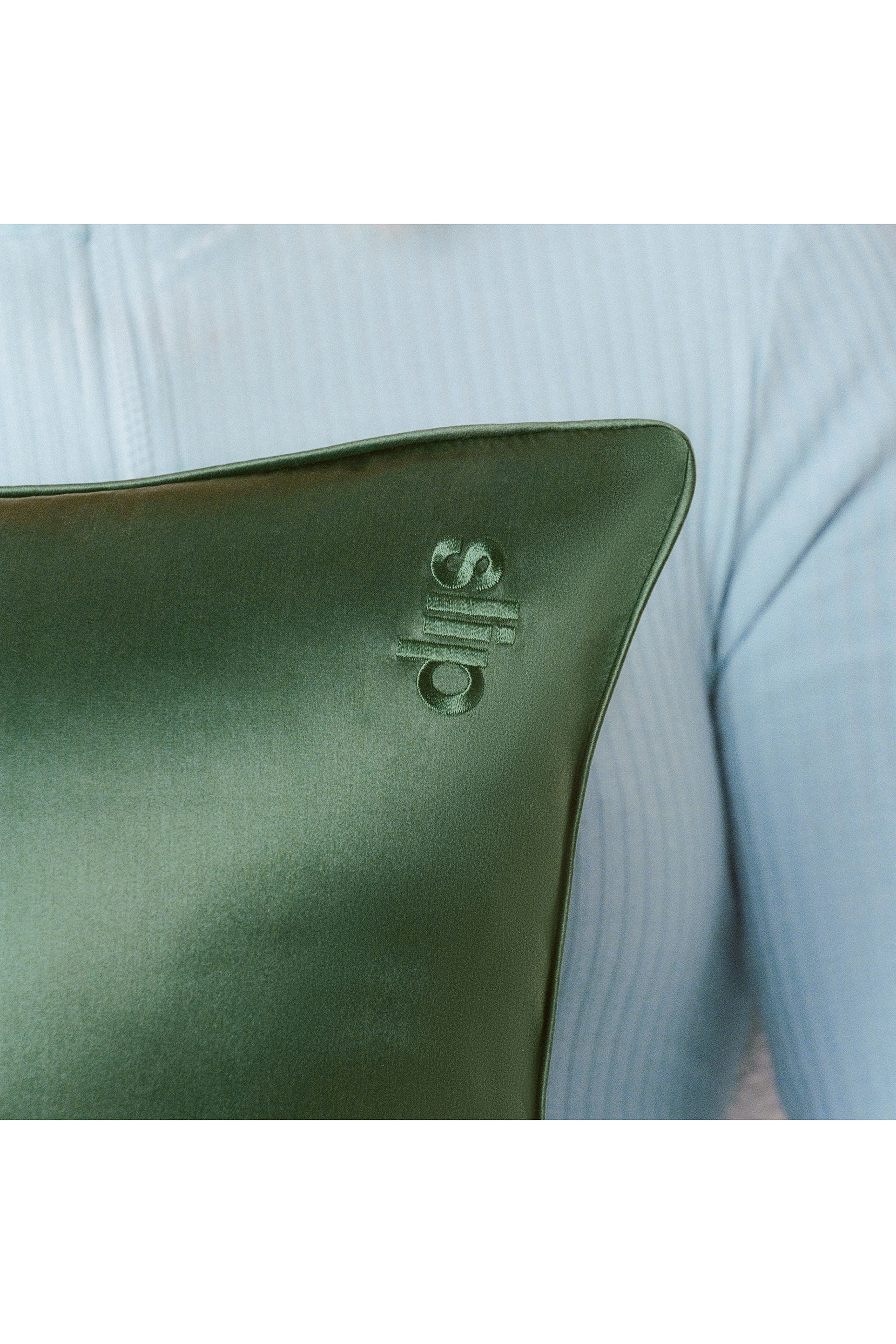 غطاء وسادة كوين من الحرير الخالص