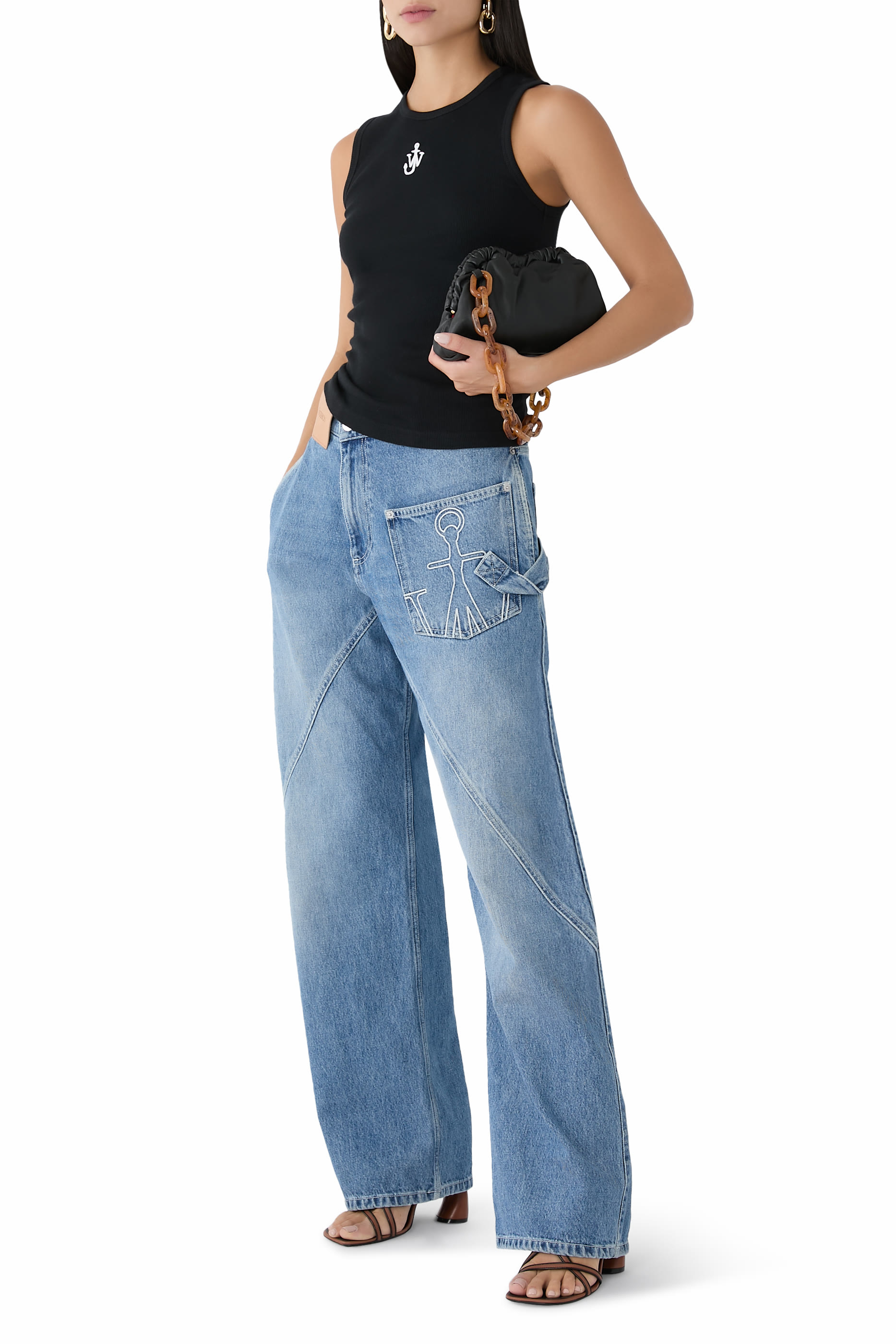 بنطال جينز تويستد ورك وير