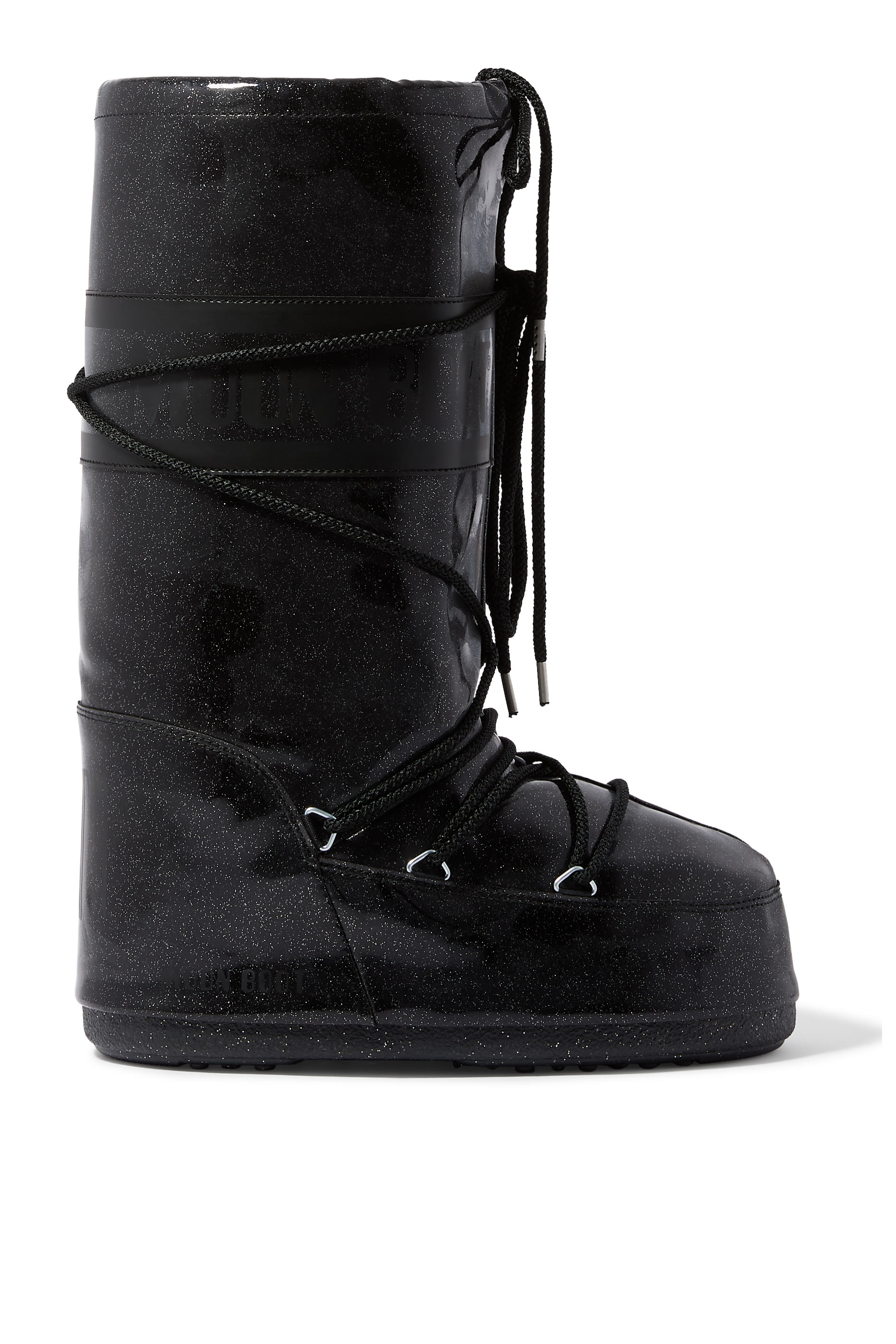 حذاء بوت ايكون مزين بالغليتر