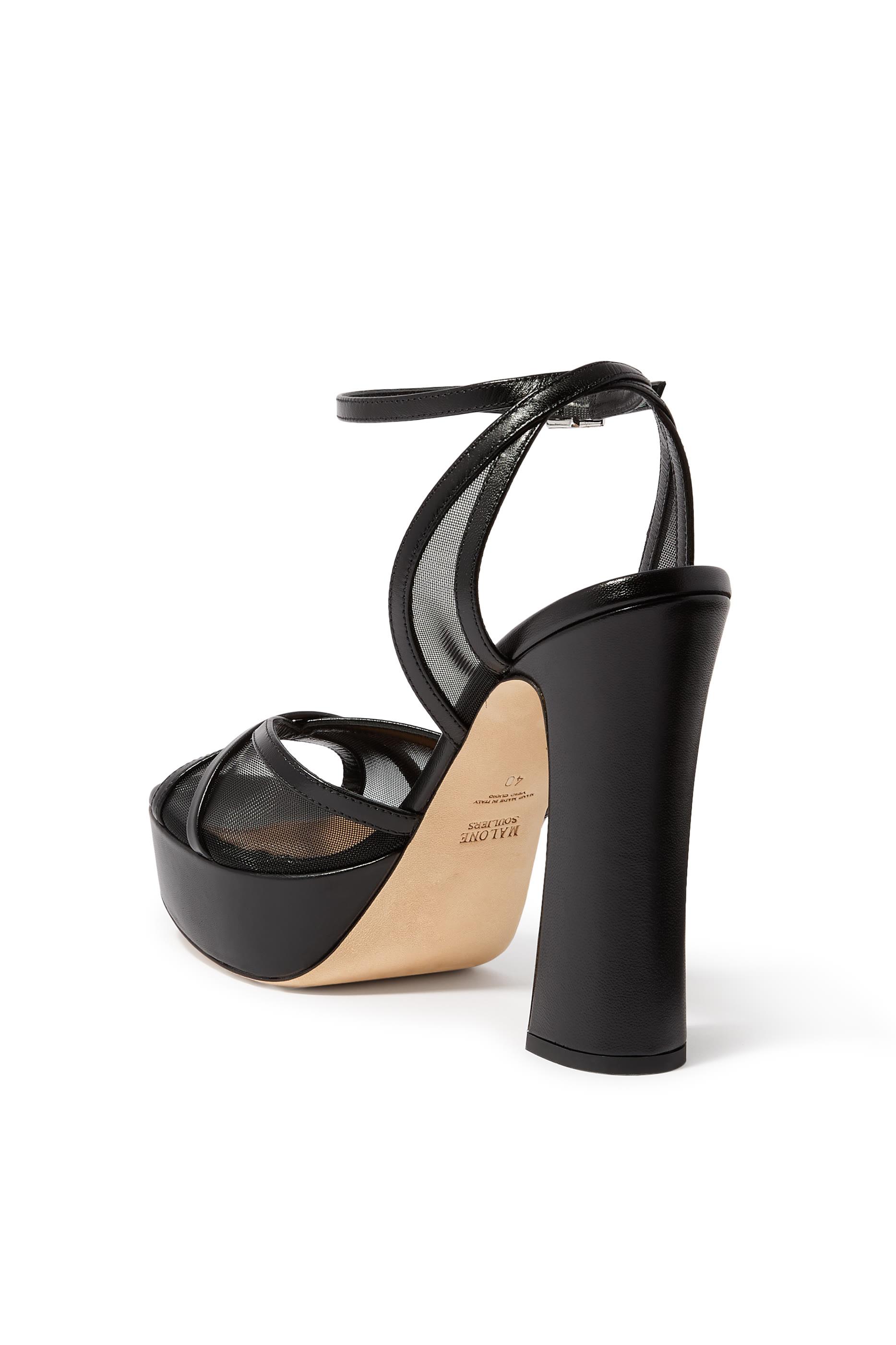 صندل سيلفي 125 بنعل سميك قماش شبكي