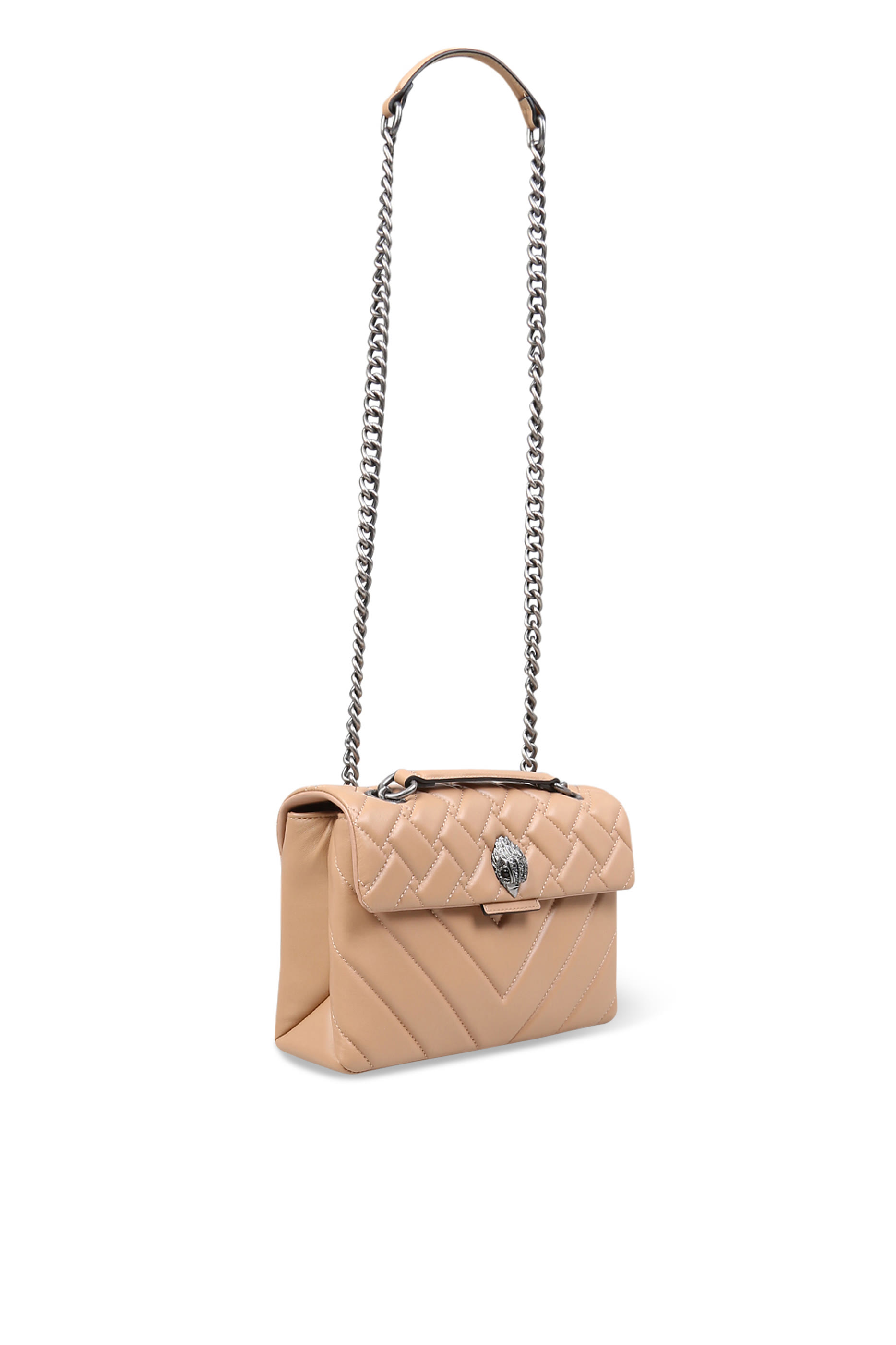 حقيبة كتف كنسينغتون جلد مبطن