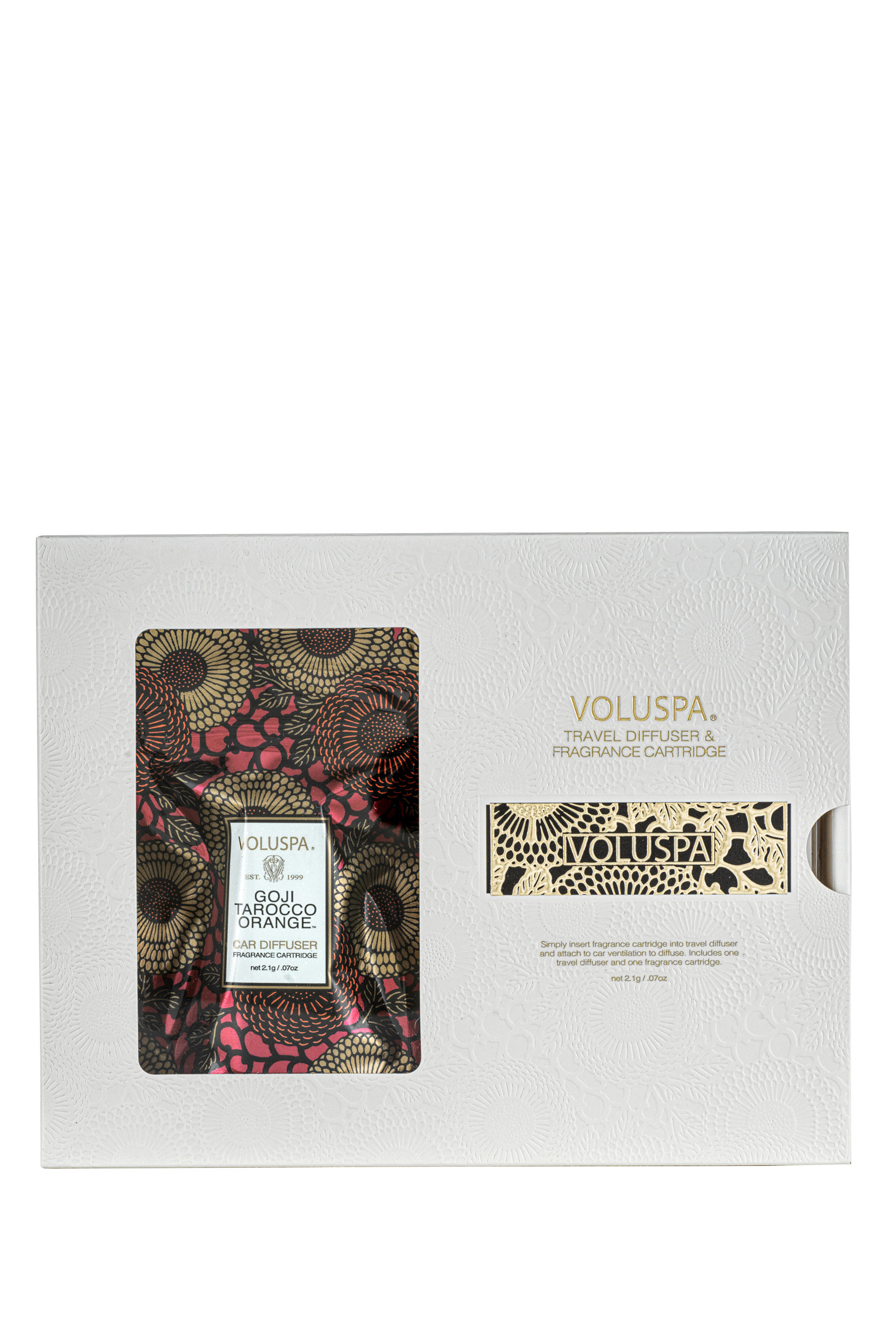 موزع وعبوة عطر غوجي تاروكو أورانج للاستخدام أثناء السفر