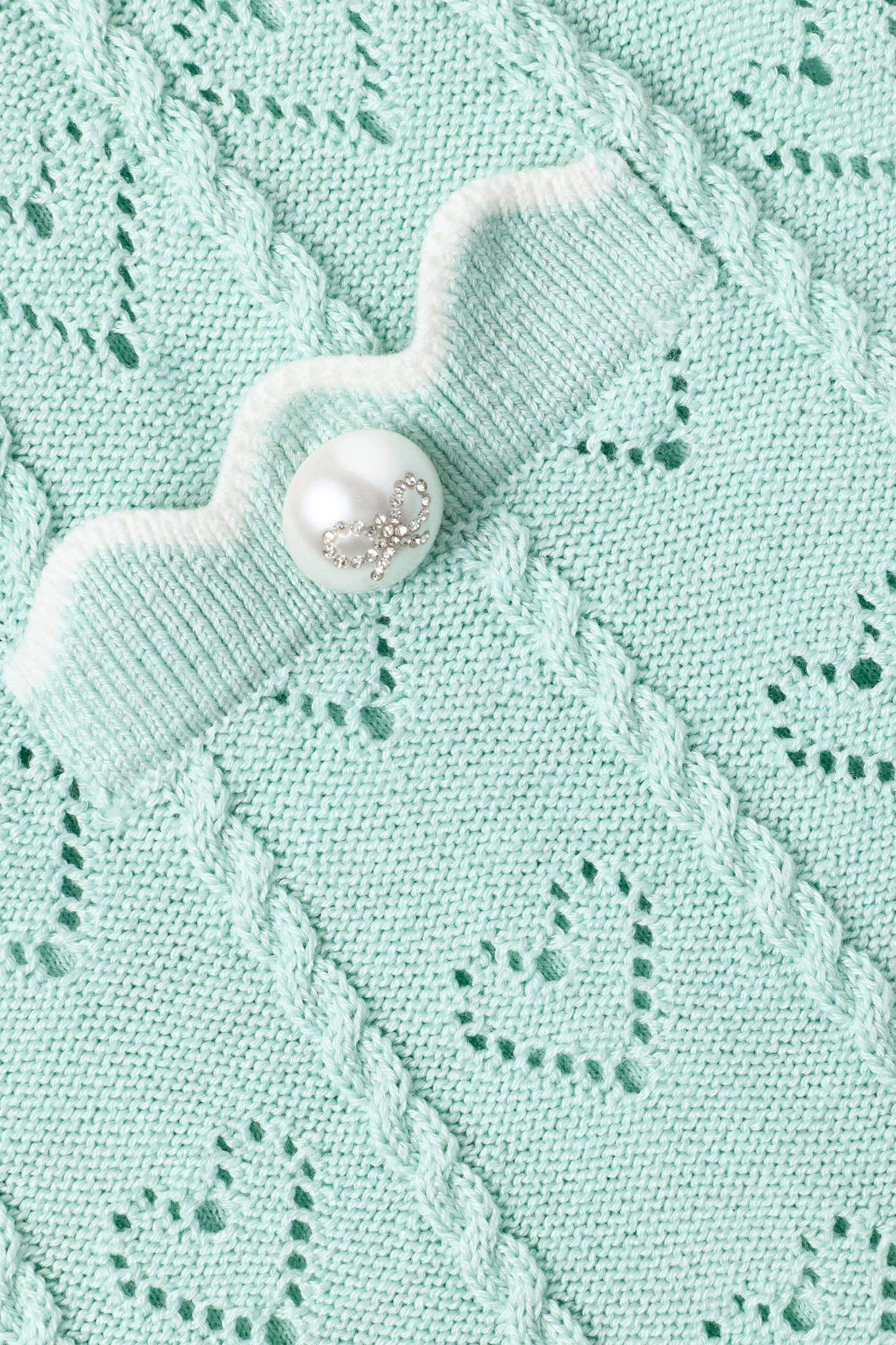  تنورة منسوجة بتطريز قلب للأطفال