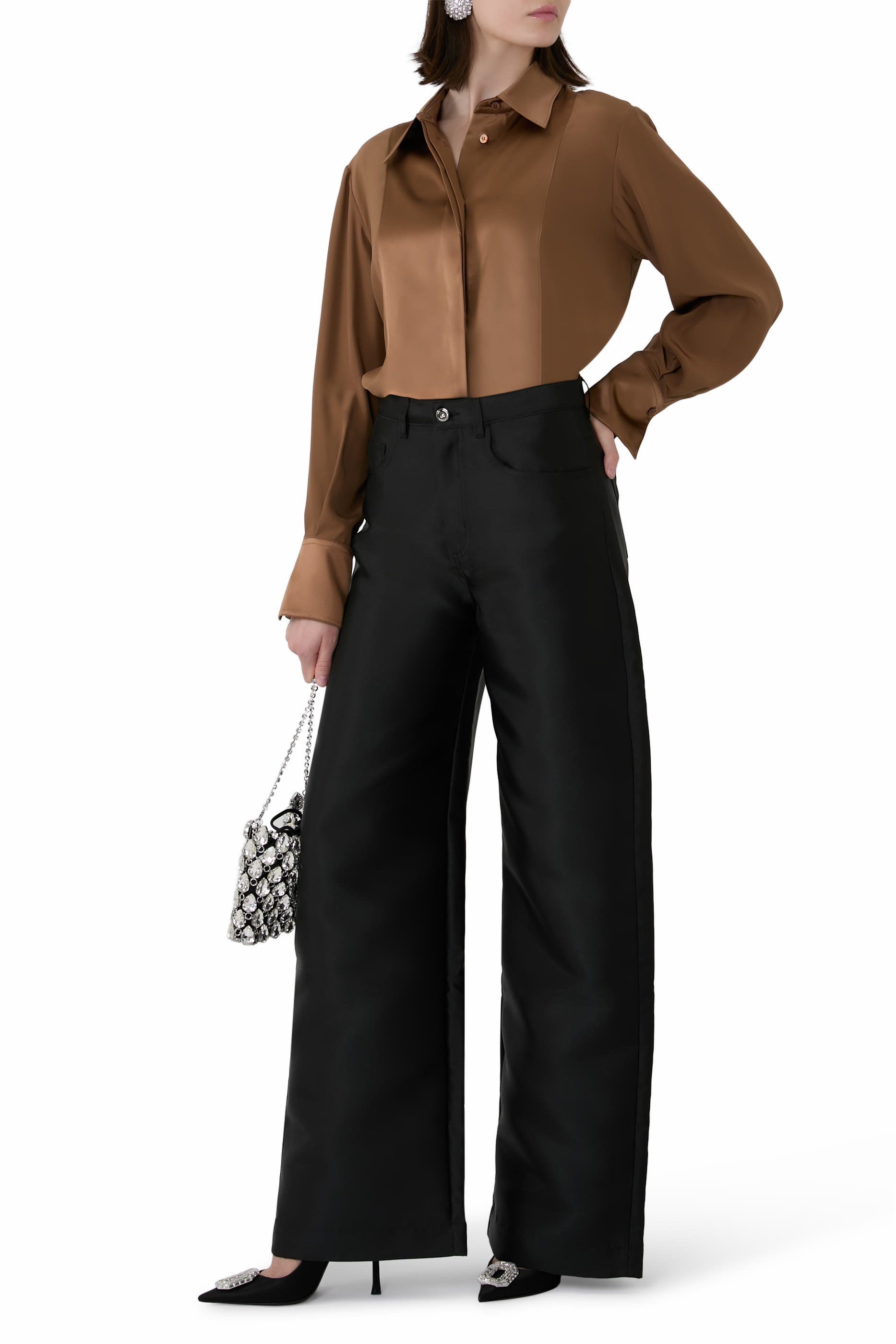 بلوزة تشايلدز حرير ساتان