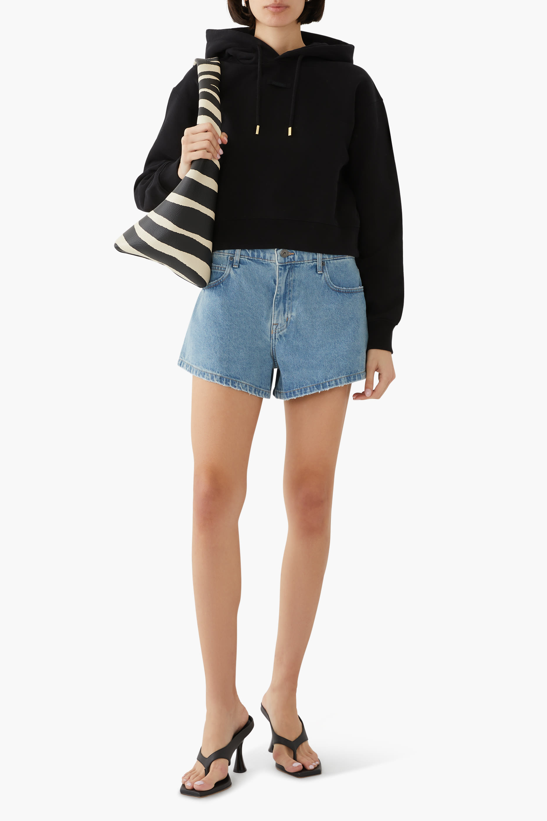 هودي قماش بارز الملمس