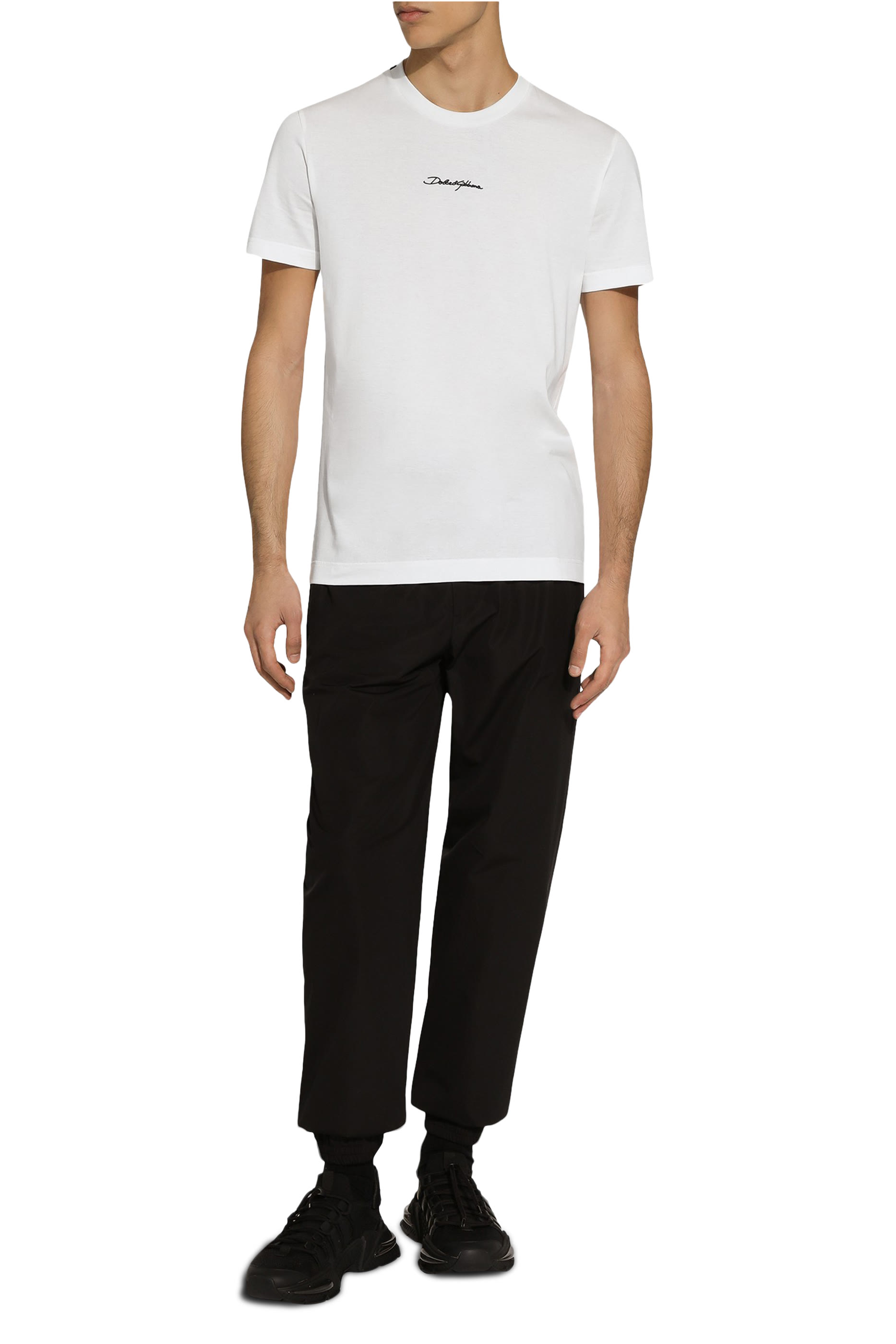 تيشيرت بشعار الماركة قطن