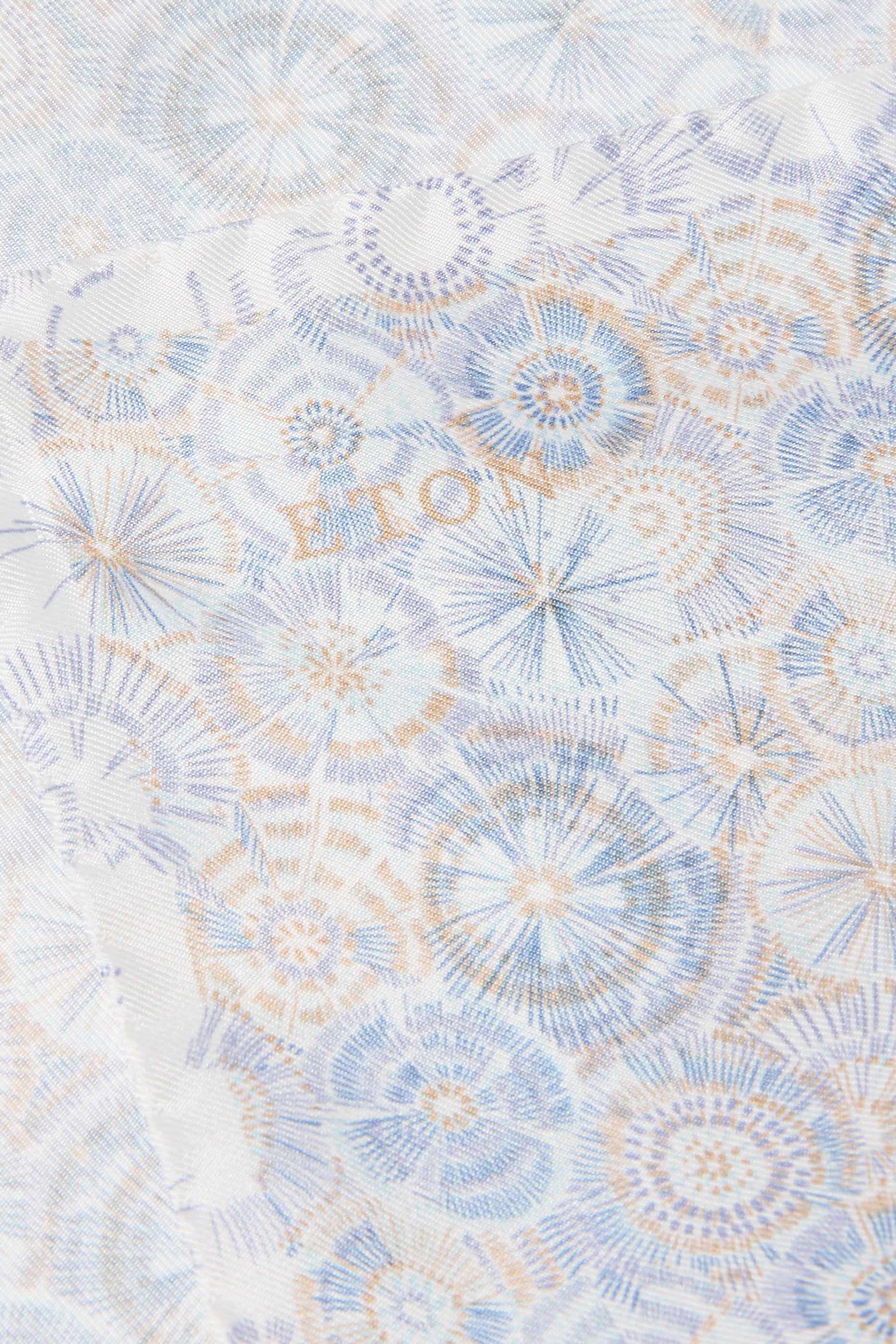 منديل جيب مربع بنقشة حرير