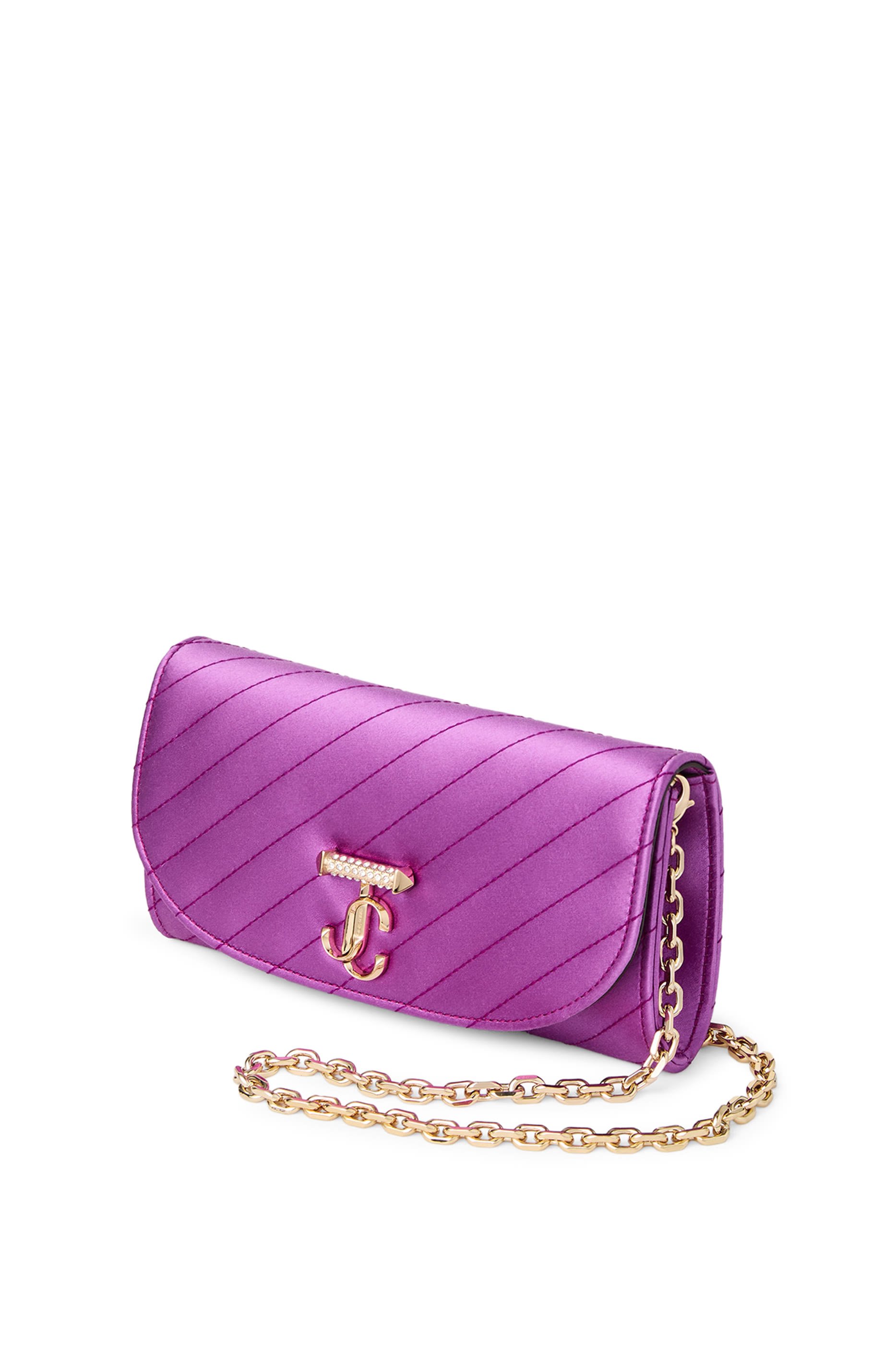 محفظة مقوسة بسلسلة