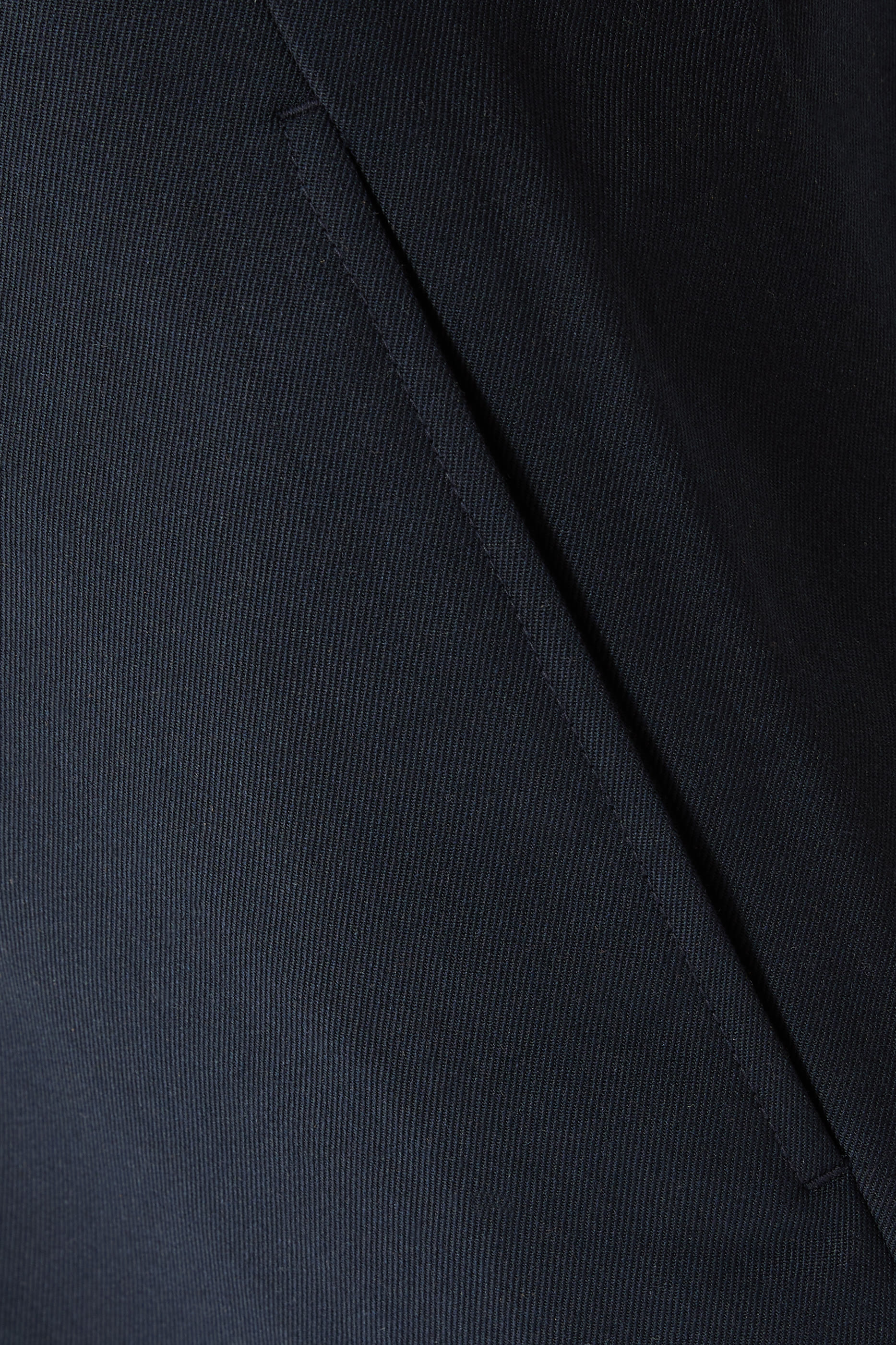 بنطال لوي بقصة مريحة مزيج صوف تويل