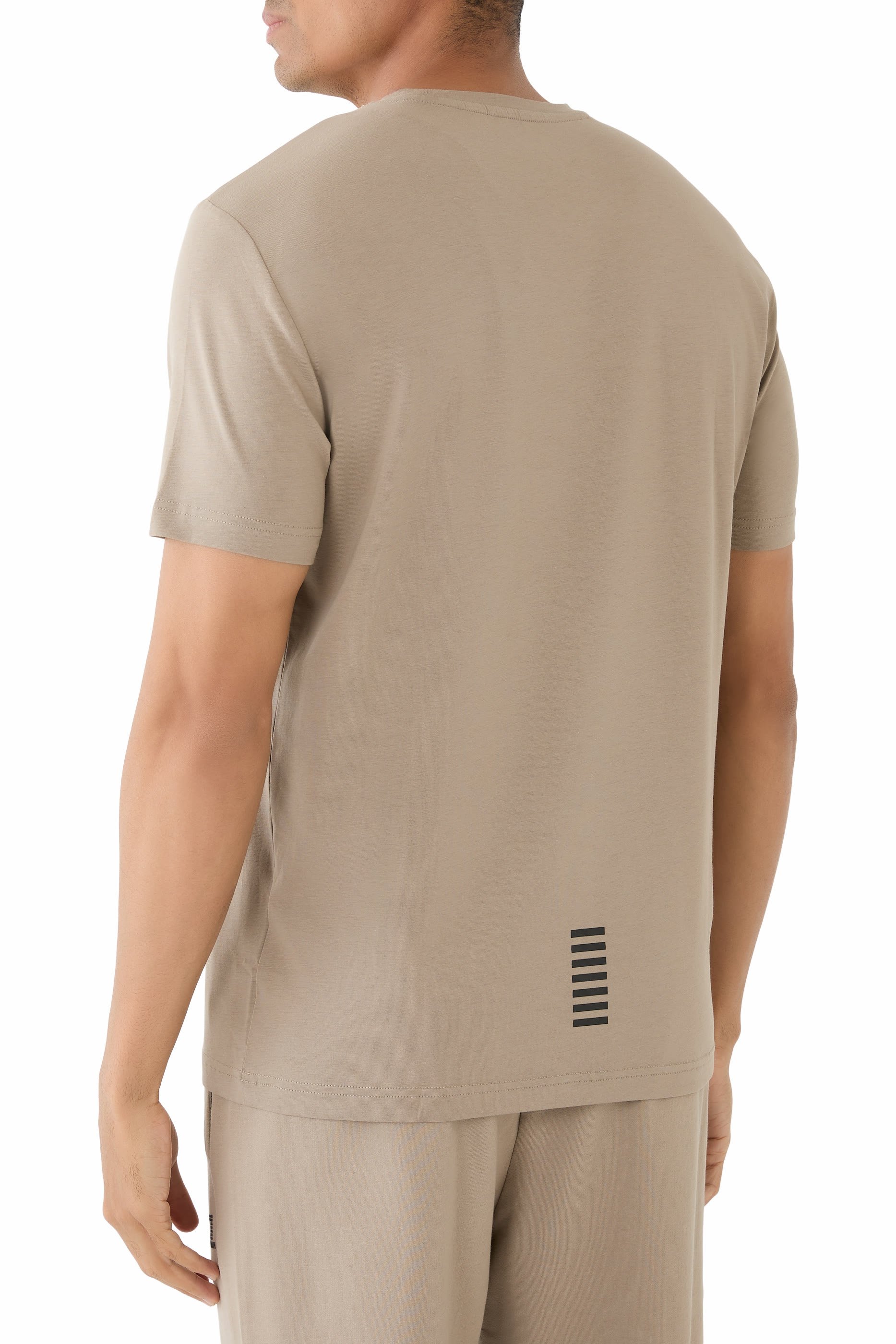 تيشيرت قطن بشعار الماركة