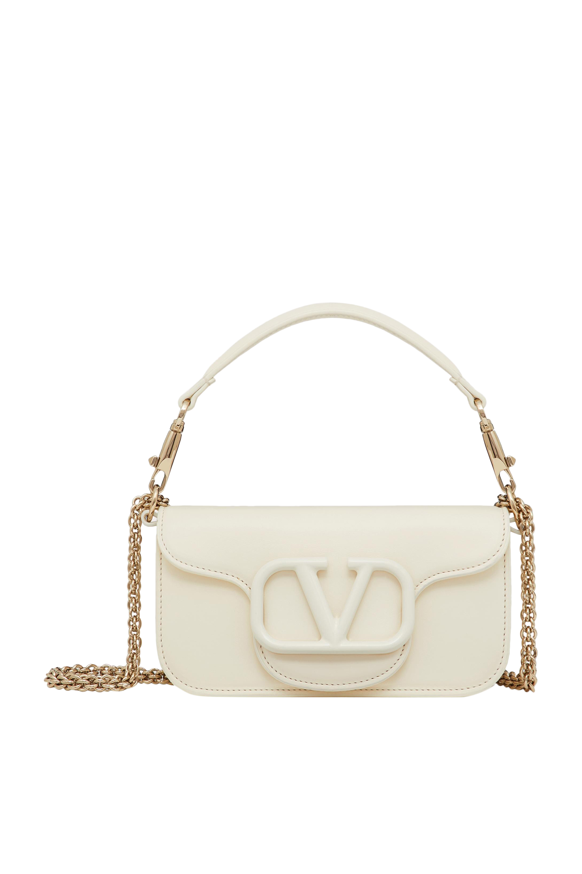 حقيبة كتف لوكو صغيرة جلد عجل