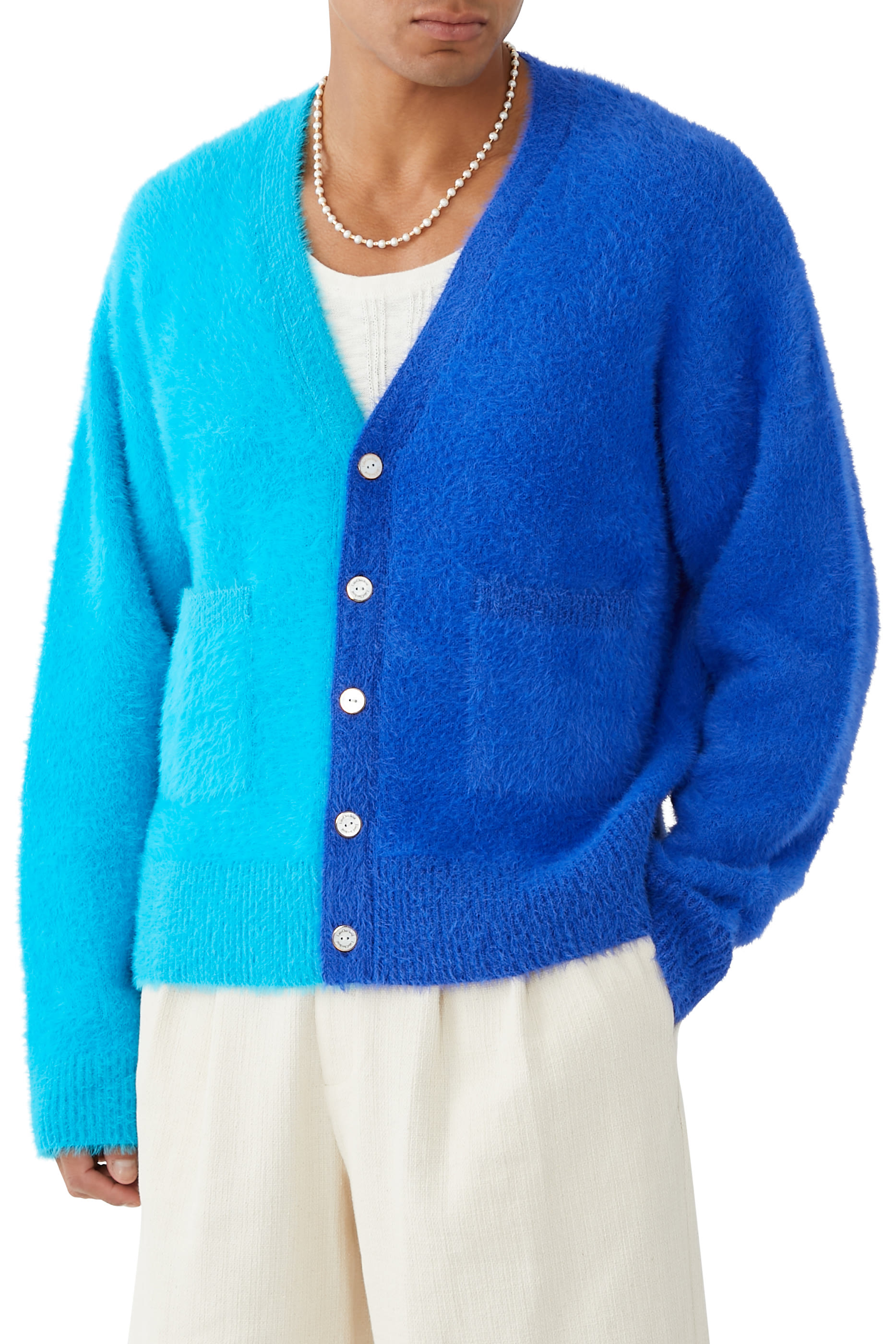 كارديجان ناعم بنقشة هارليكوين