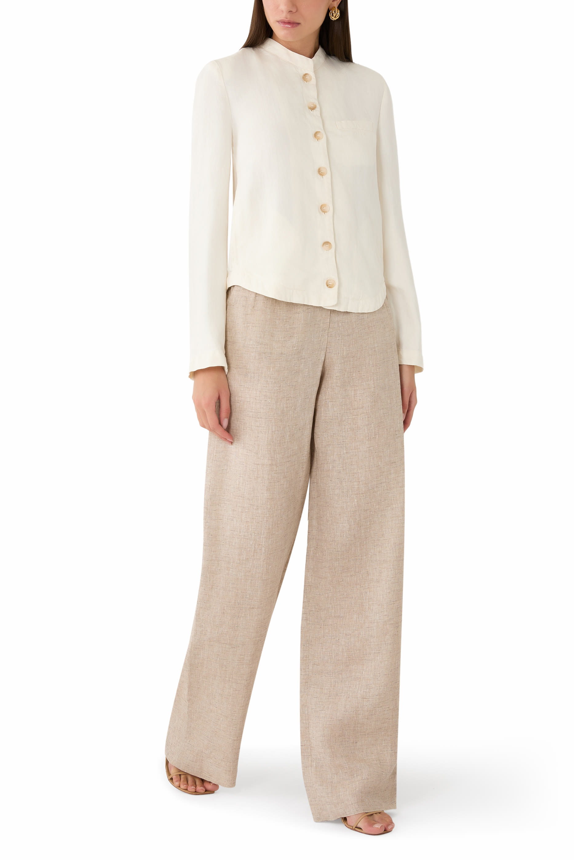 جاكيت مصبوغ بشعار الماركة