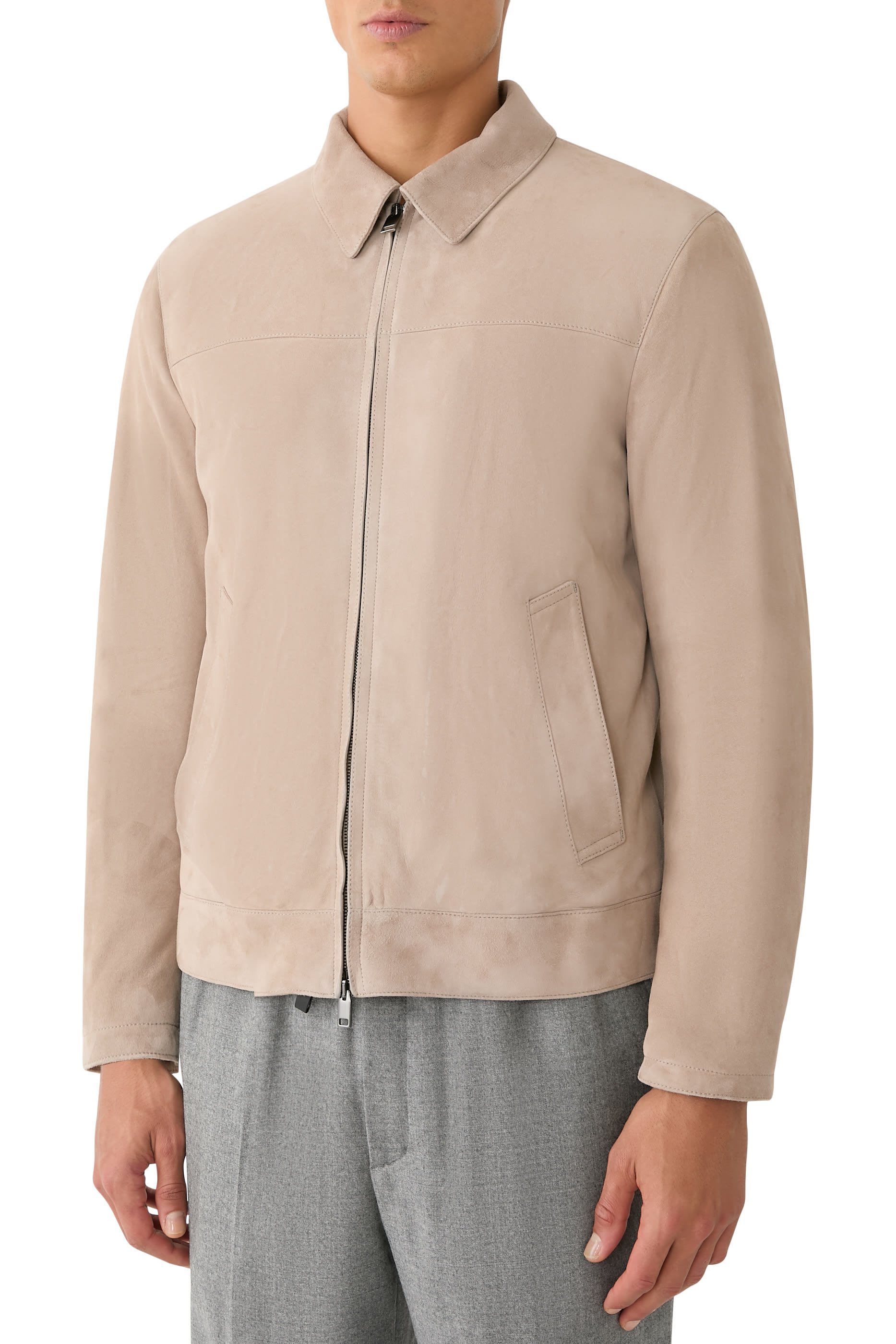 جاكيت جلد شمواه