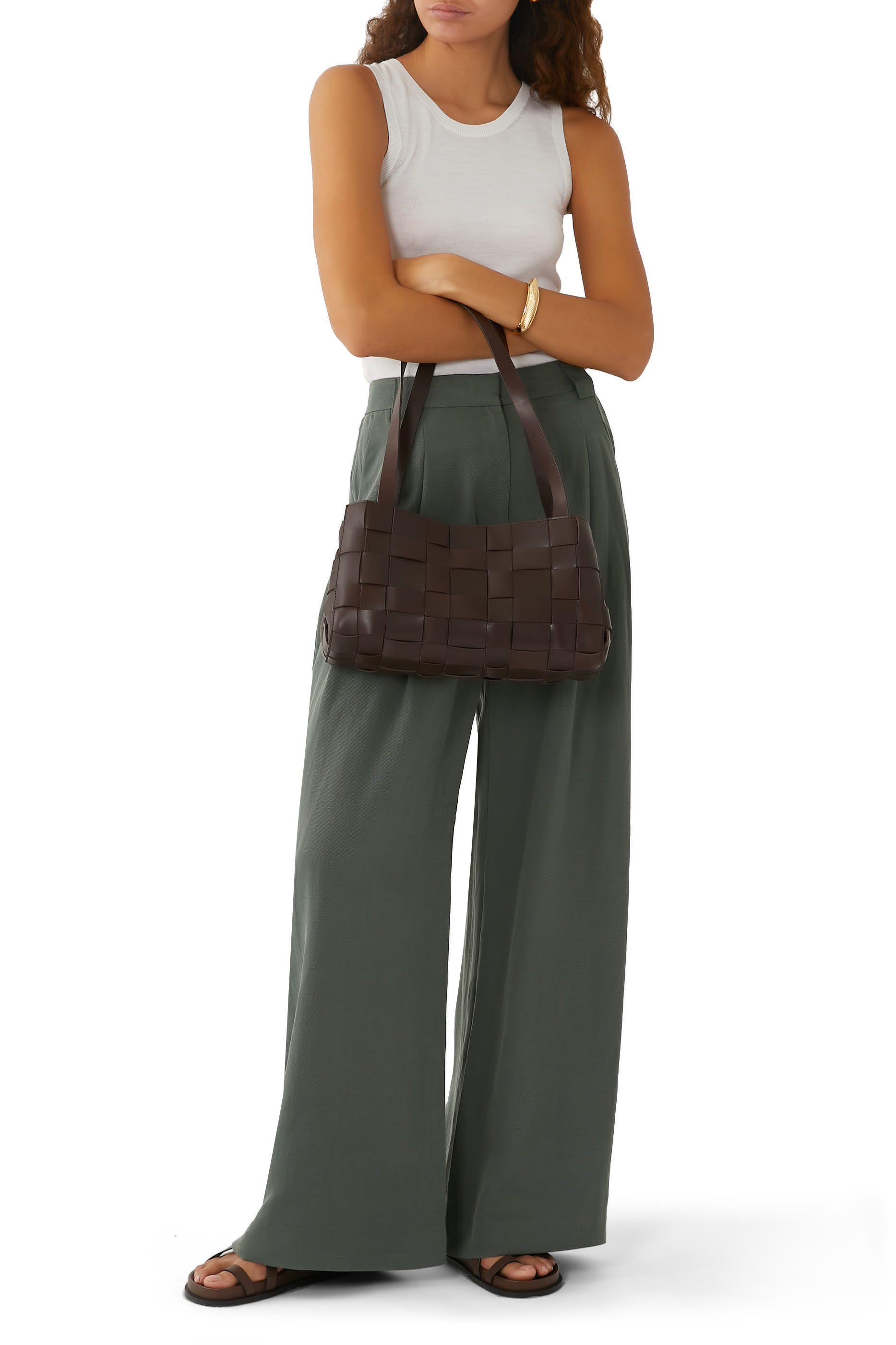 حقيبة يد سليم بالتصميم المجدول