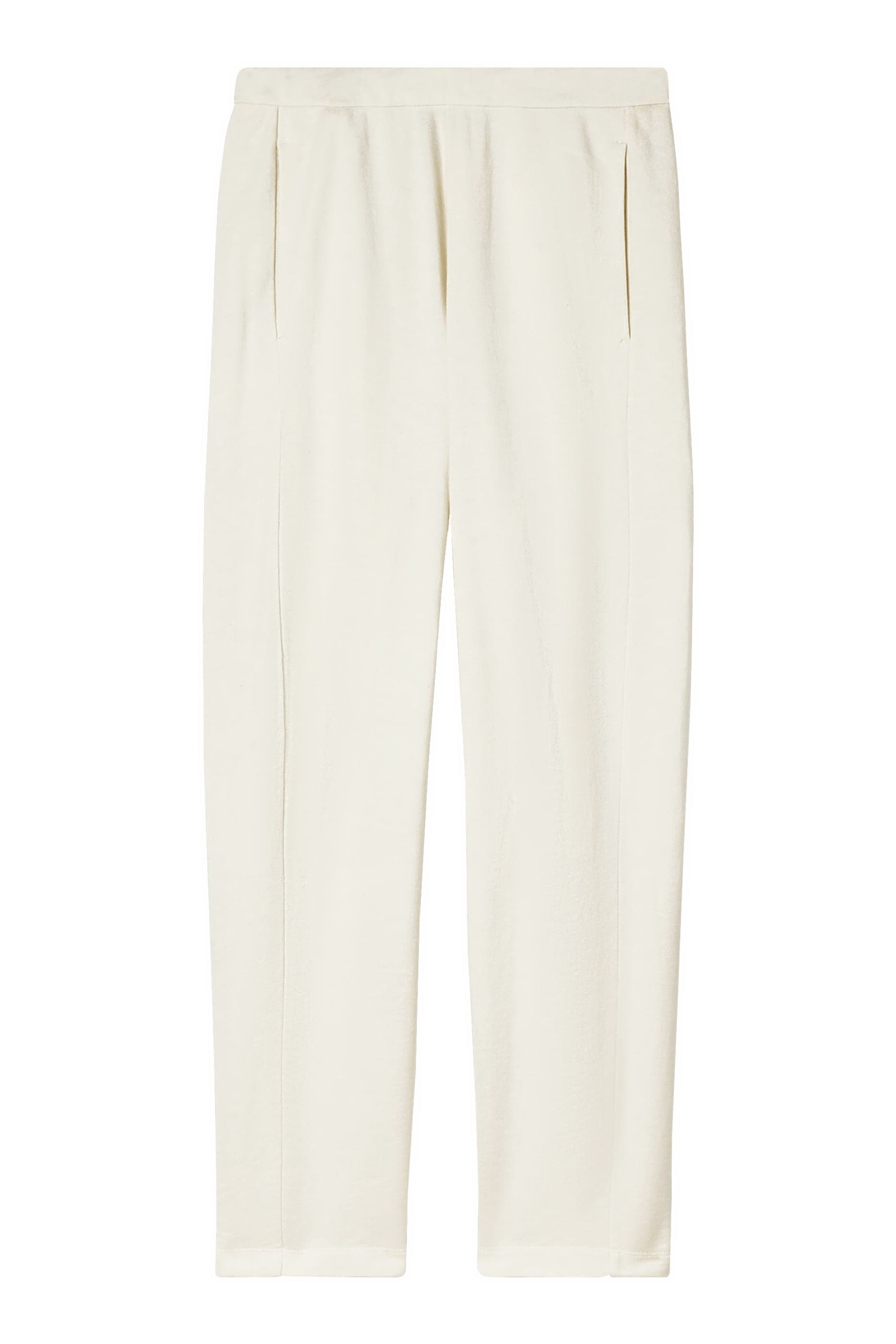 بنطال بقصة مريحة قماش تيري مصبوغ