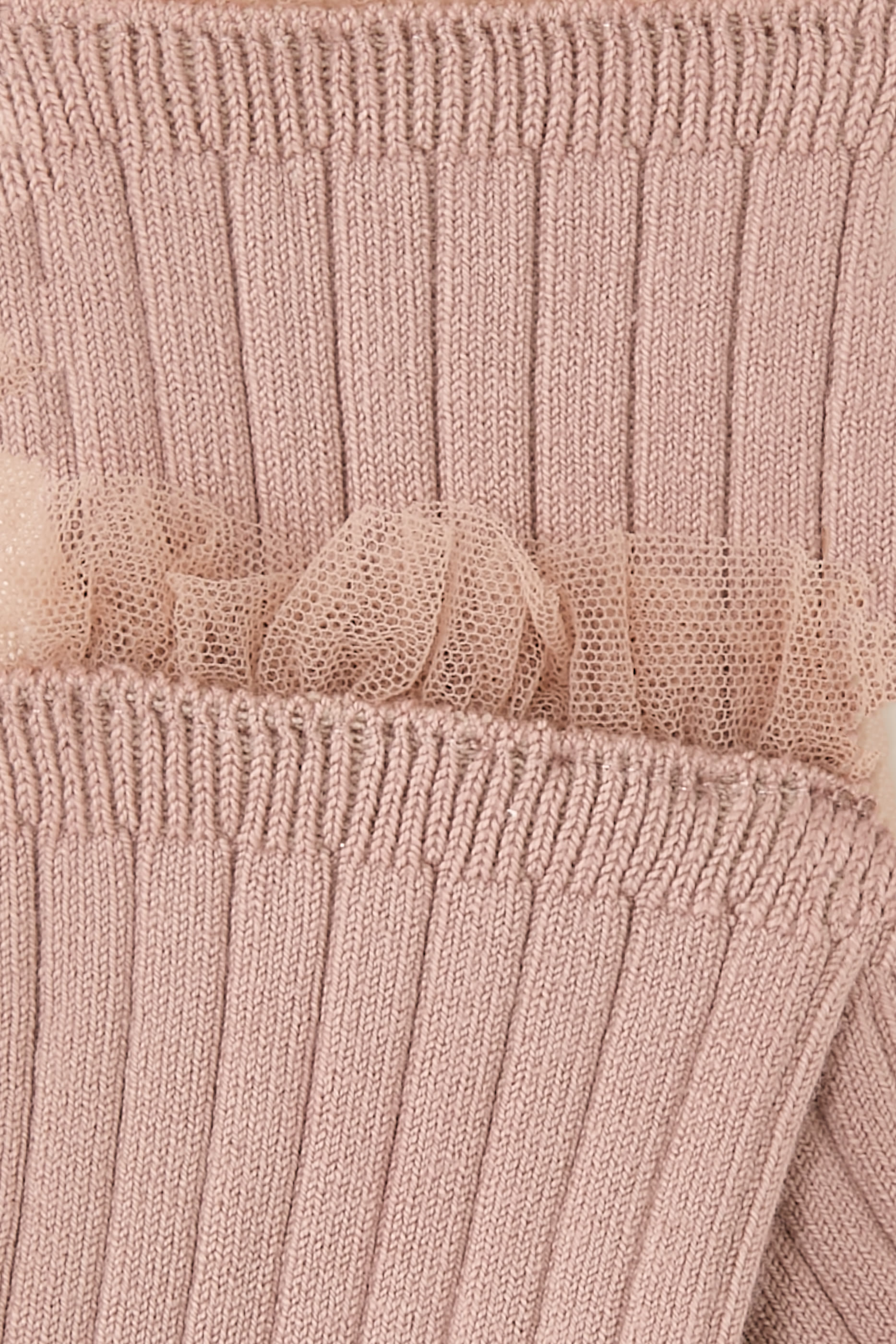 جوارب مارغو تول مضلع بكشكش للأطفال